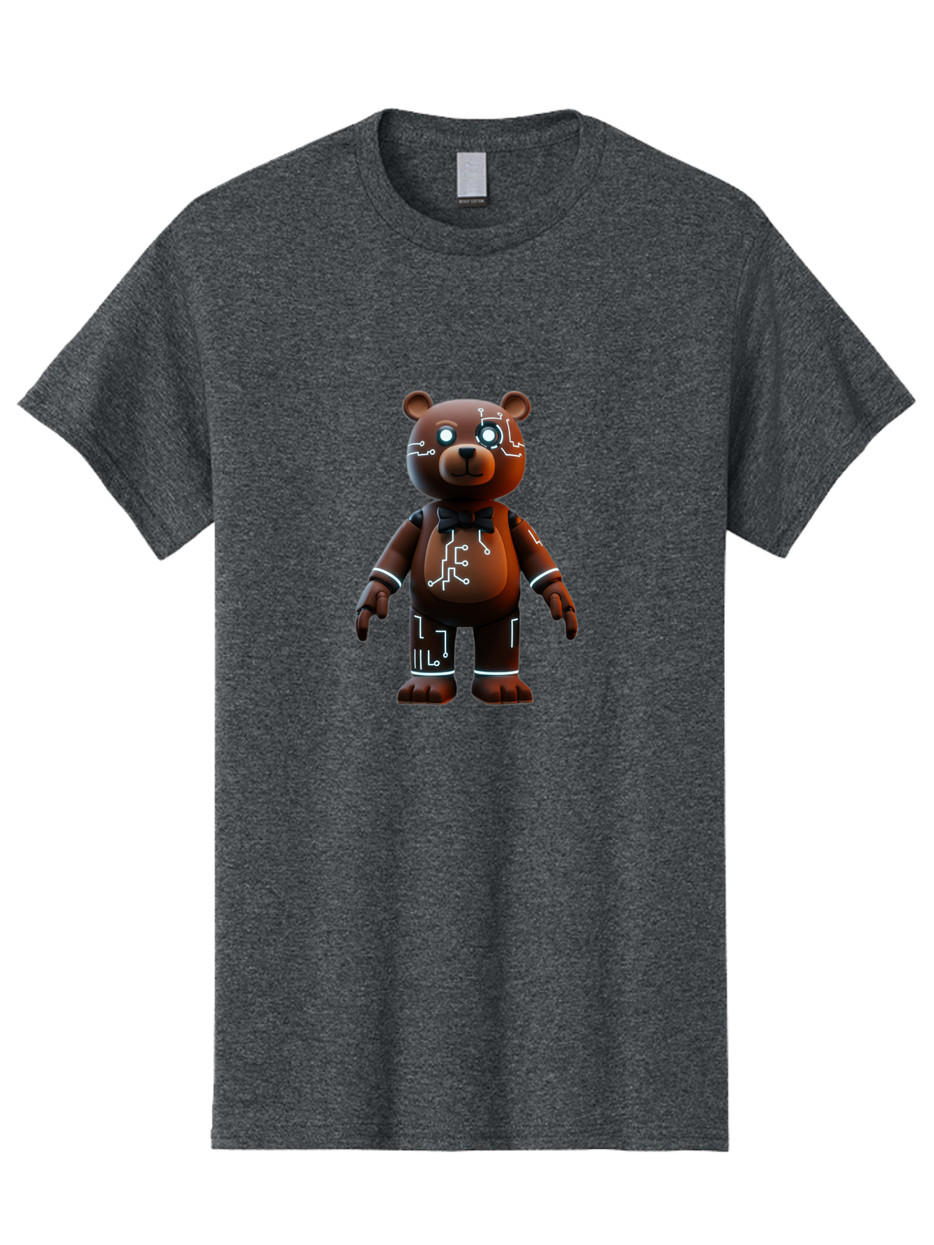 Circuit-Bear-2 Men'S Graphic Tee, 100% Cotton, Comfortable Casual Summer Wear, Machine Washable, Vintage Camera, Old Camera, Antique Camera, Black Camera, Classic Photography, Photography Equipment, Nostalgic Device, Film Camera, Camera Art Bae966