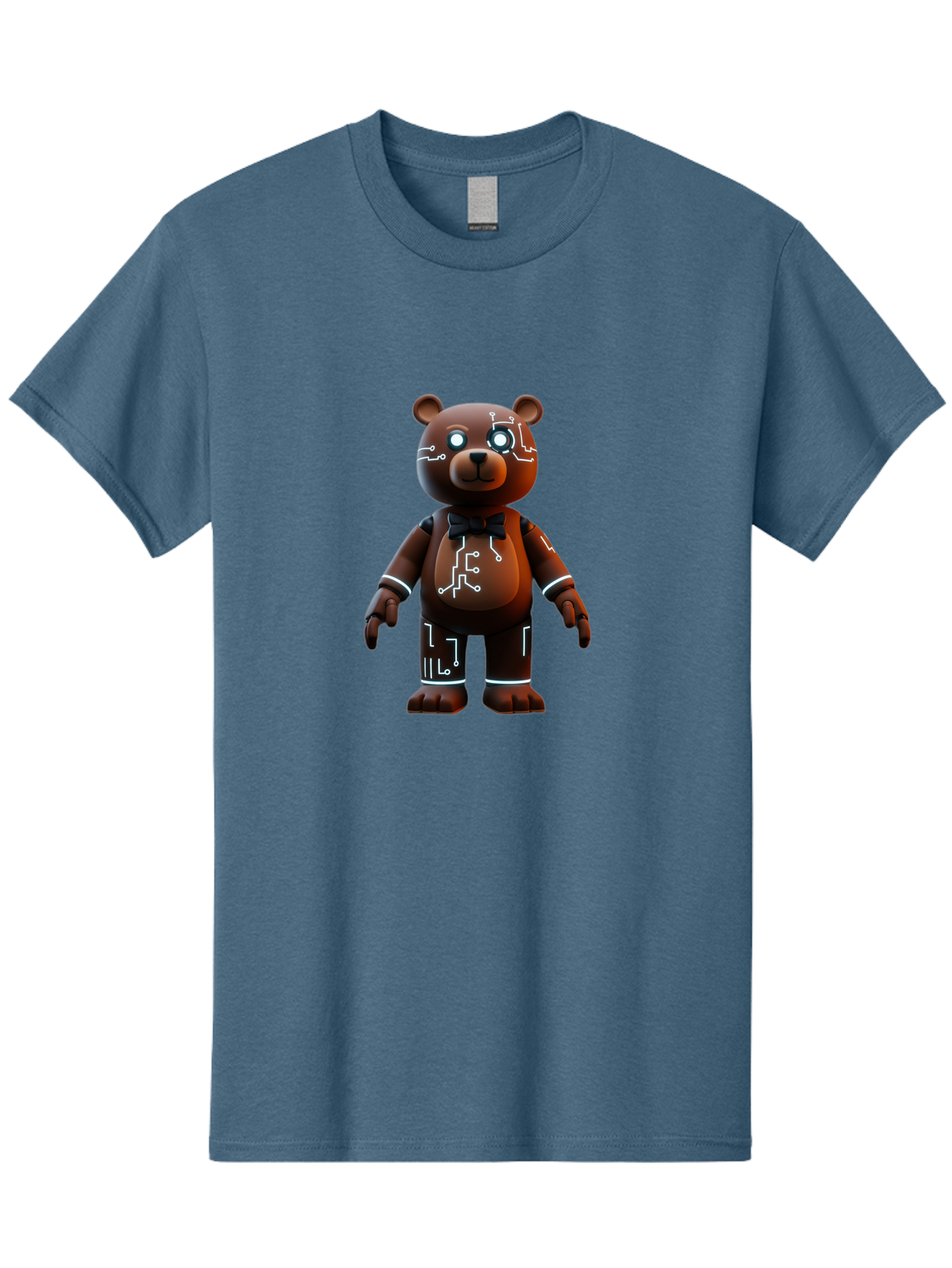 Circuit-Bear-2 Men'S Graphic Tee, 100% Cotton, Comfortable Casual Summer Wear, Machine Washable, Vintage Camera, Old Camera, Antique Camera, Black Camera, Classic Photography, Photography Equipment, Nostalgic Device, Film Camera, Camera Art Bae966
