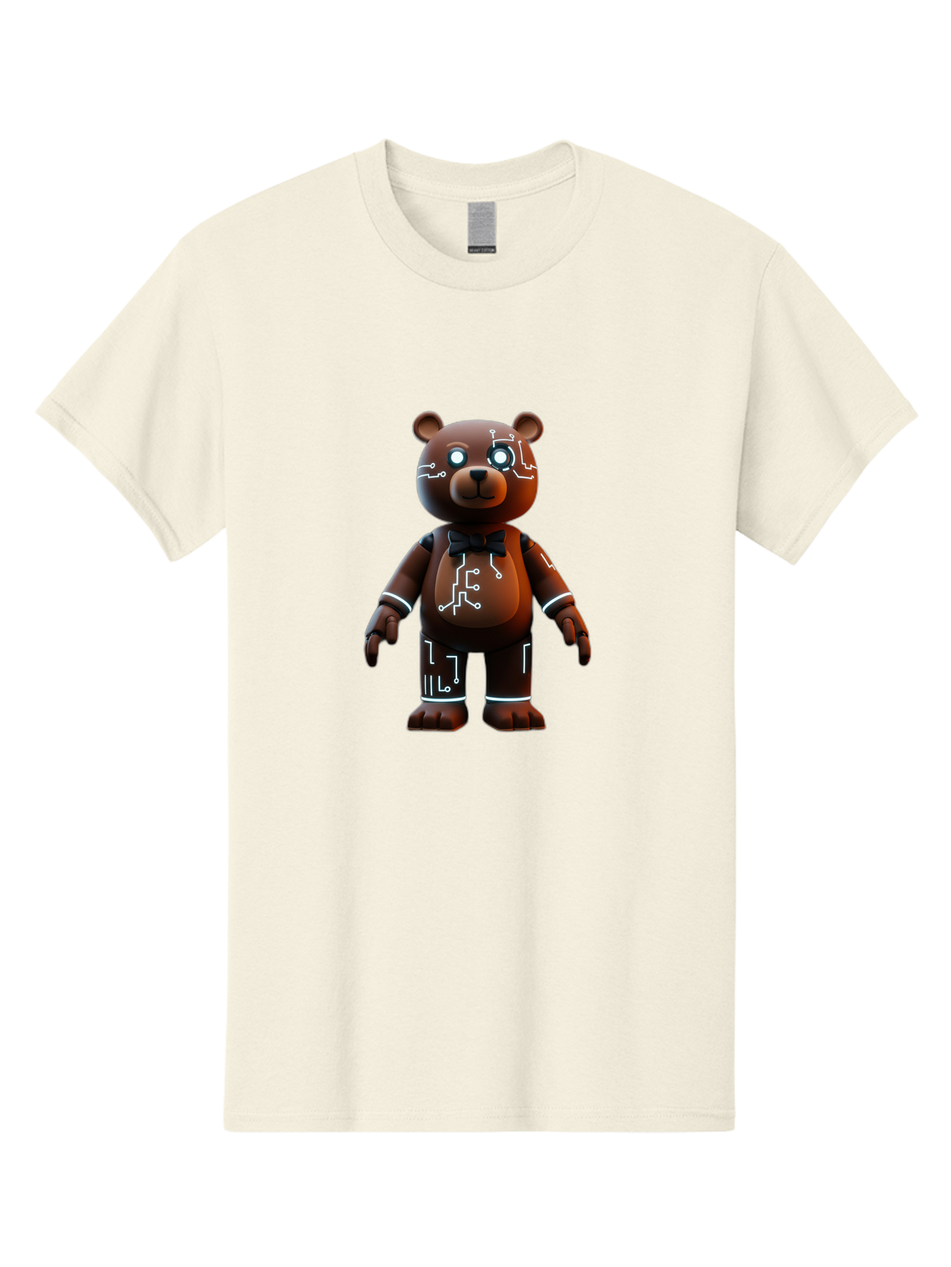 Circuit-Bear-2 Men'S Graphic Tee, 100% Cotton, Comfortable Casual Summer Wear, Machine Washable, Vintage Camera, Old Camera, Antique Camera, Black Camera, Classic Photography, Photography Equipment, Nostalgic Device, Film Camera, Camera Art Bae966