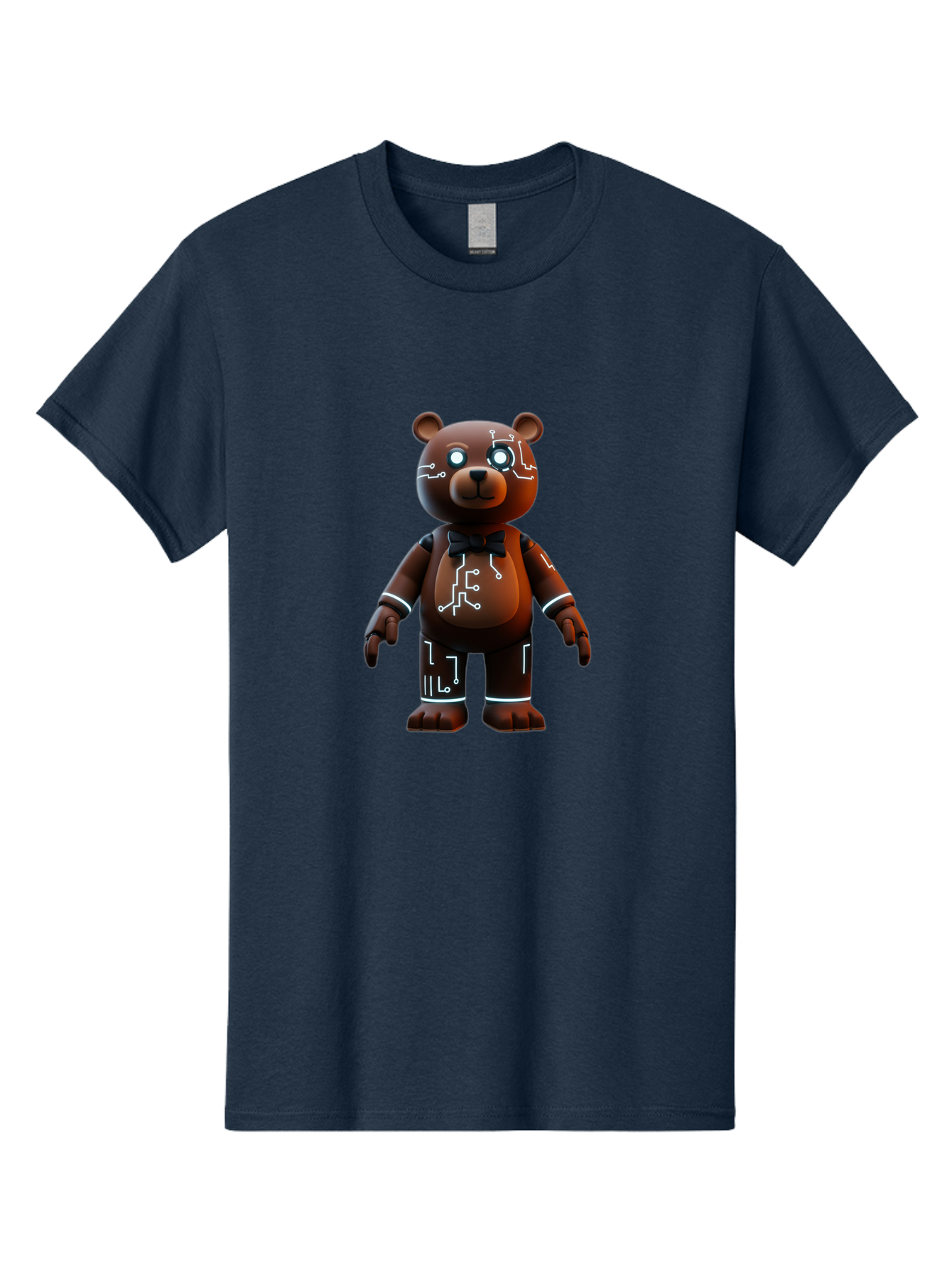 Circuit-Bear-2 Men'S Graphic Tee, 100% Cotton, Comfortable Casual Summer Wear, Machine Washable, Vintage Camera, Old Camera, Antique Camera, Black Camera, Classic Photography, Photography Equipment, Nostalgic Device, Film Camera, Camera Art Bae966