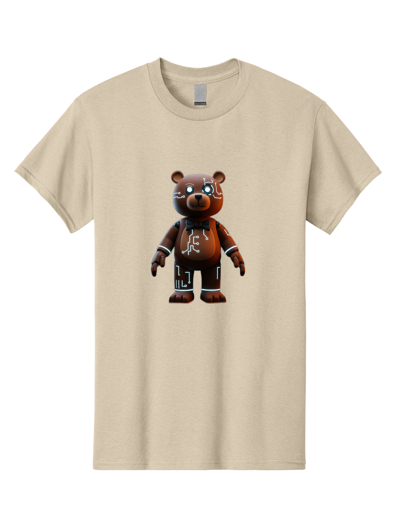 Circuit-Bear-2 Men'S Graphic Tee, 100% Cotton, Comfortable Casual Summer Wear, Machine Washable, Vintage Camera, Old Camera, Antique Camera, Black Camera, Classic Photography, Photography Equipment, Nostalgic Device, Film Camera, Camera Art Bae966