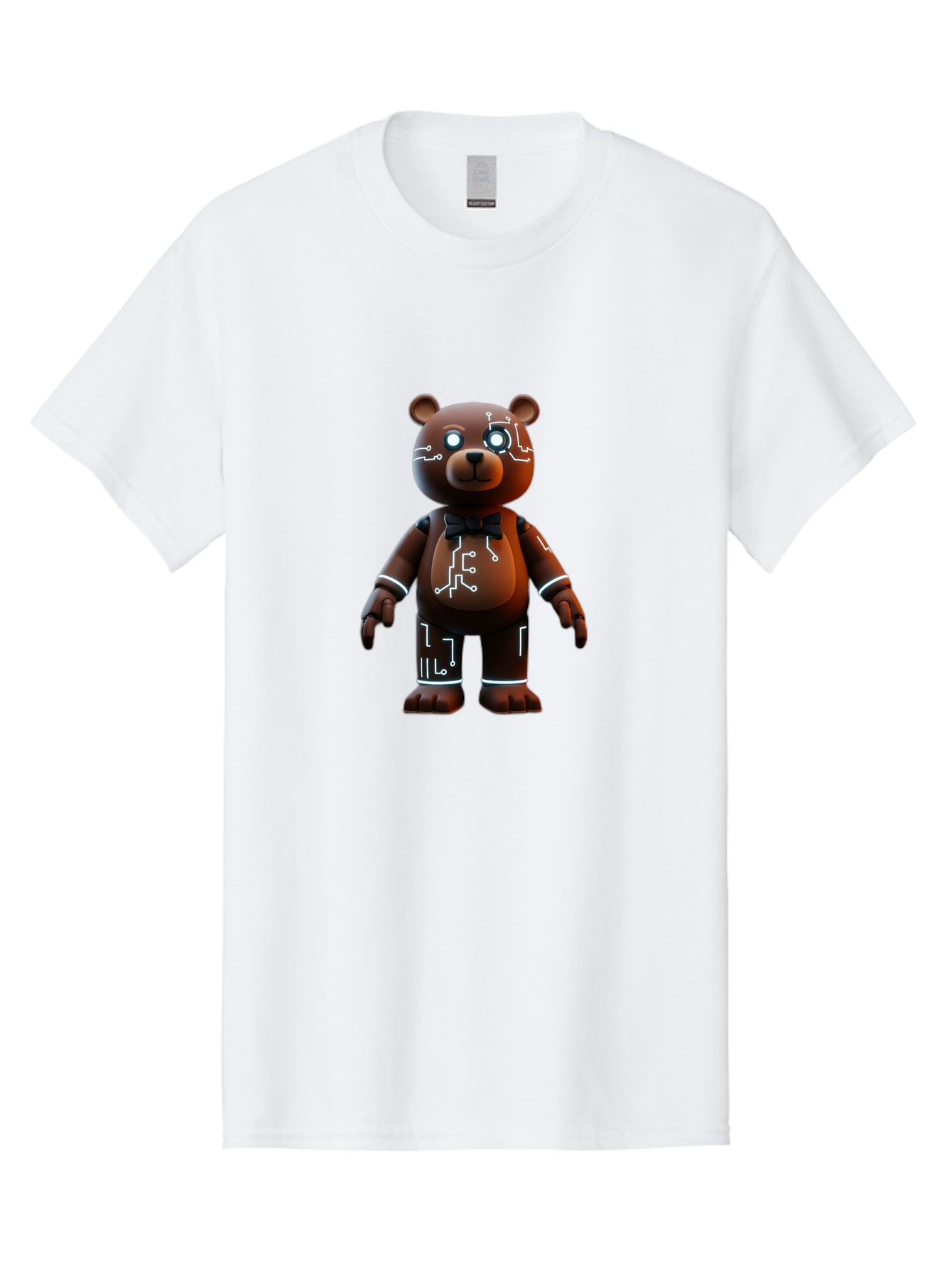 Circuit-Bear-2 Men'S Graphic Tee, 100% Cotton, Comfortable Casual Summer Wear, Machine Washable, Vintage Camera, Old Camera, Antique Camera, Black Camera, Classic Photography, Photography Equipment, Nostalgic Device, Film Camera, Camera Art Bae966