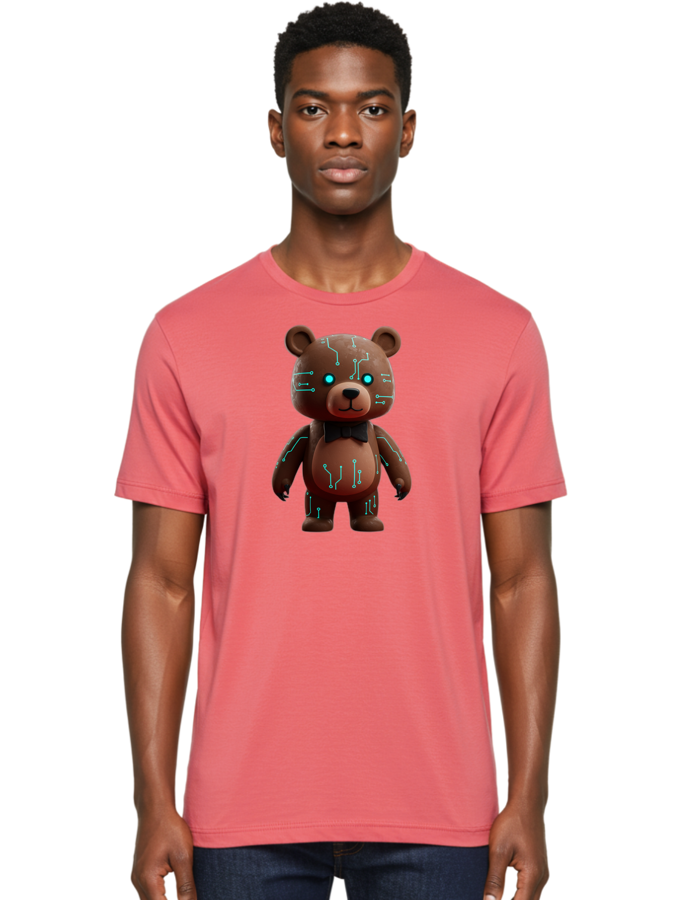 Circuit-Bear Men'S Graphic Tee, 100% Cotton, Comfortable Casual Summer Wear, Machine Washable, Vintage Camera, Old Camera, Antique Camera, Black Camera, Classic Photography, Photography Equipment, Nostalgic Device, Film Camera, Camera Art Bae967