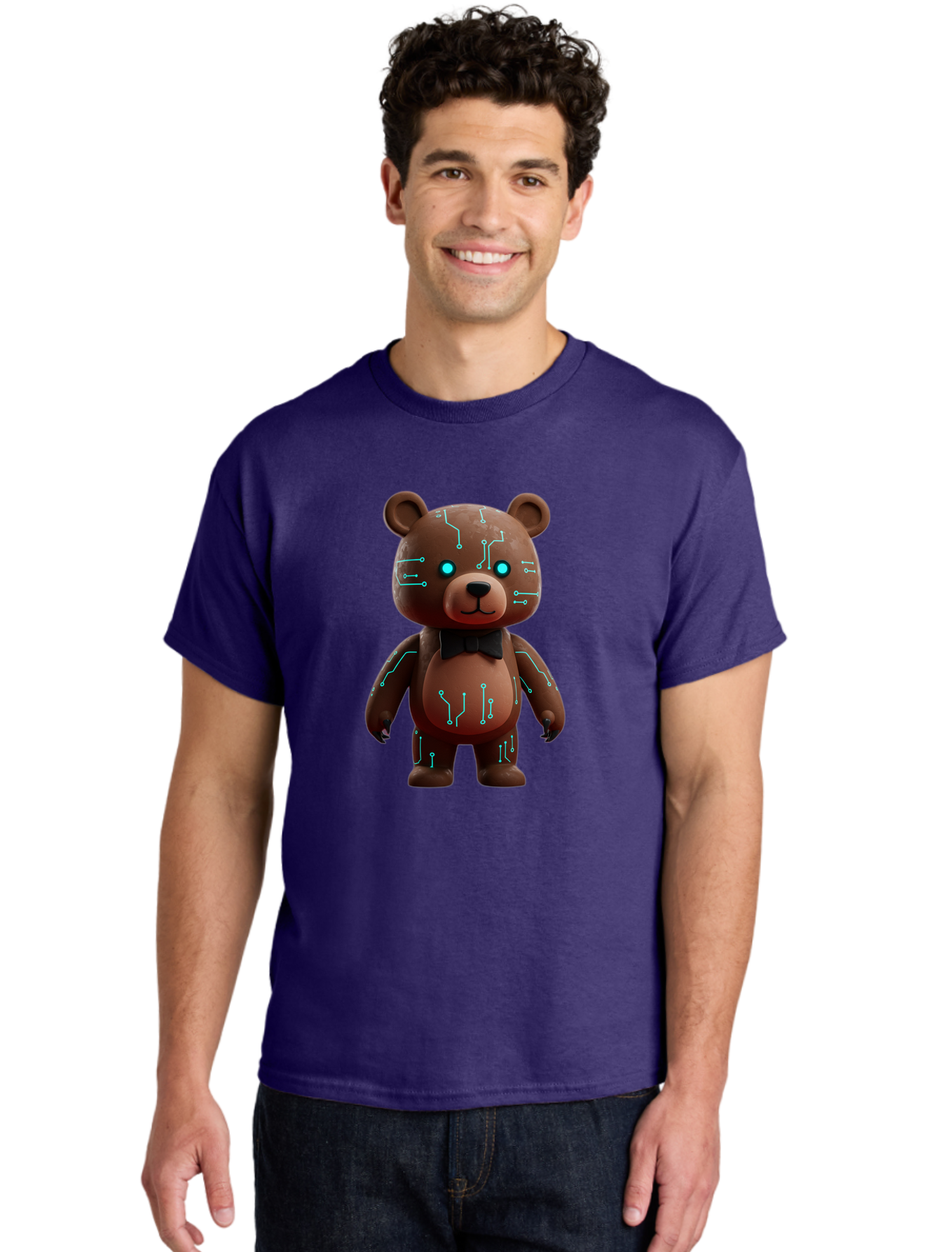 Circuit-Bear Men'S Graphic Tee, 100% Cotton, Comfortable Casual Summer Wear, Machine Washable, Vintage Camera, Old Camera, Antique Camera, Black Camera, Classic Photography, Photography Equipment, Nostalgic Device, Film Camera, Camera Art Bae967