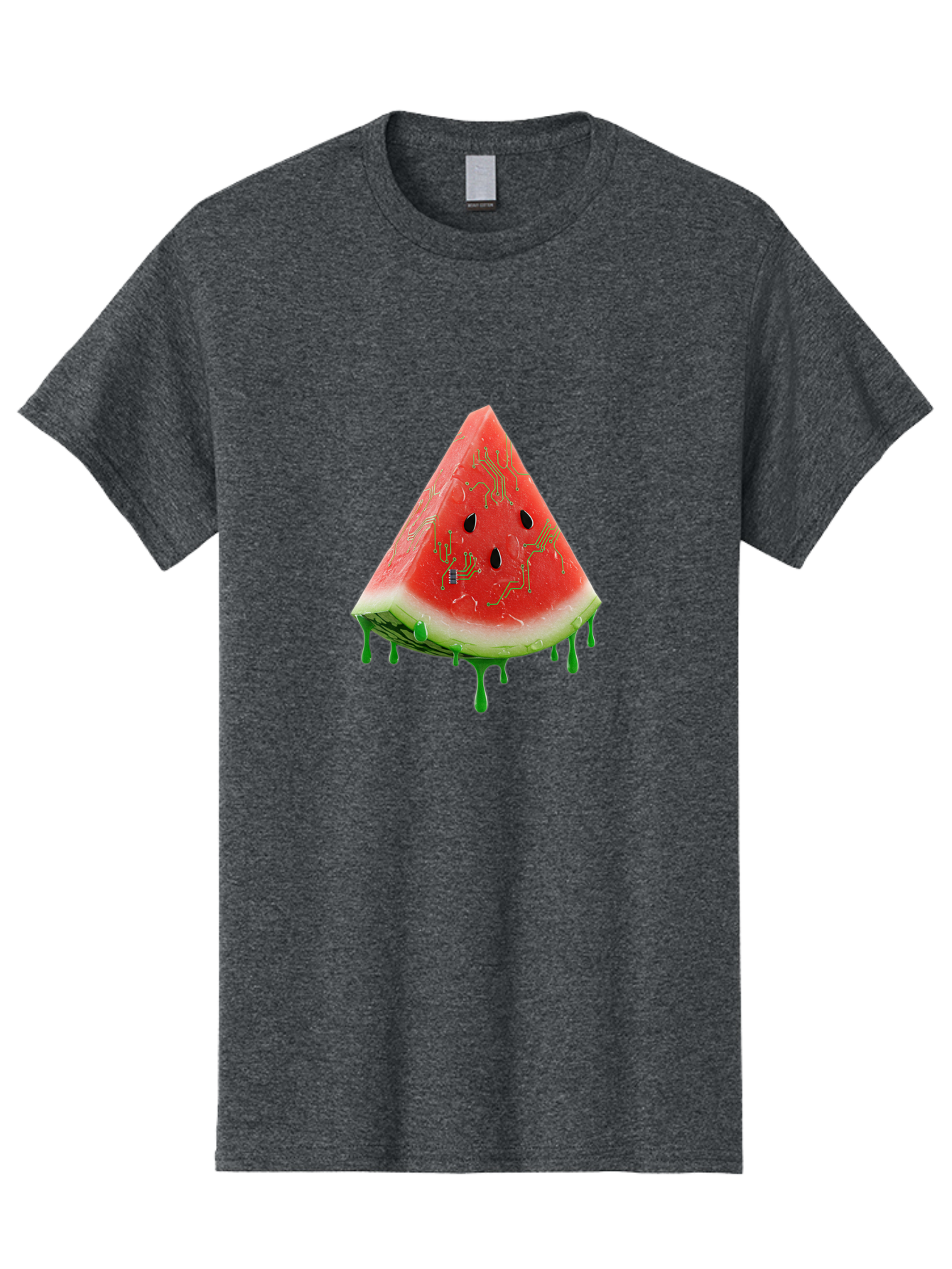 Circuit-Watermelon-Slice Men'S Graphic Tee, 100% Cotton, Comfortable Casual Summer Wear, Machine Washable, Vintage Camera, Old Camera, Antique Camera, Black Camera, Classic Photography, Photography Equipment, Nostalgic Device, Film Camera, Bae968
