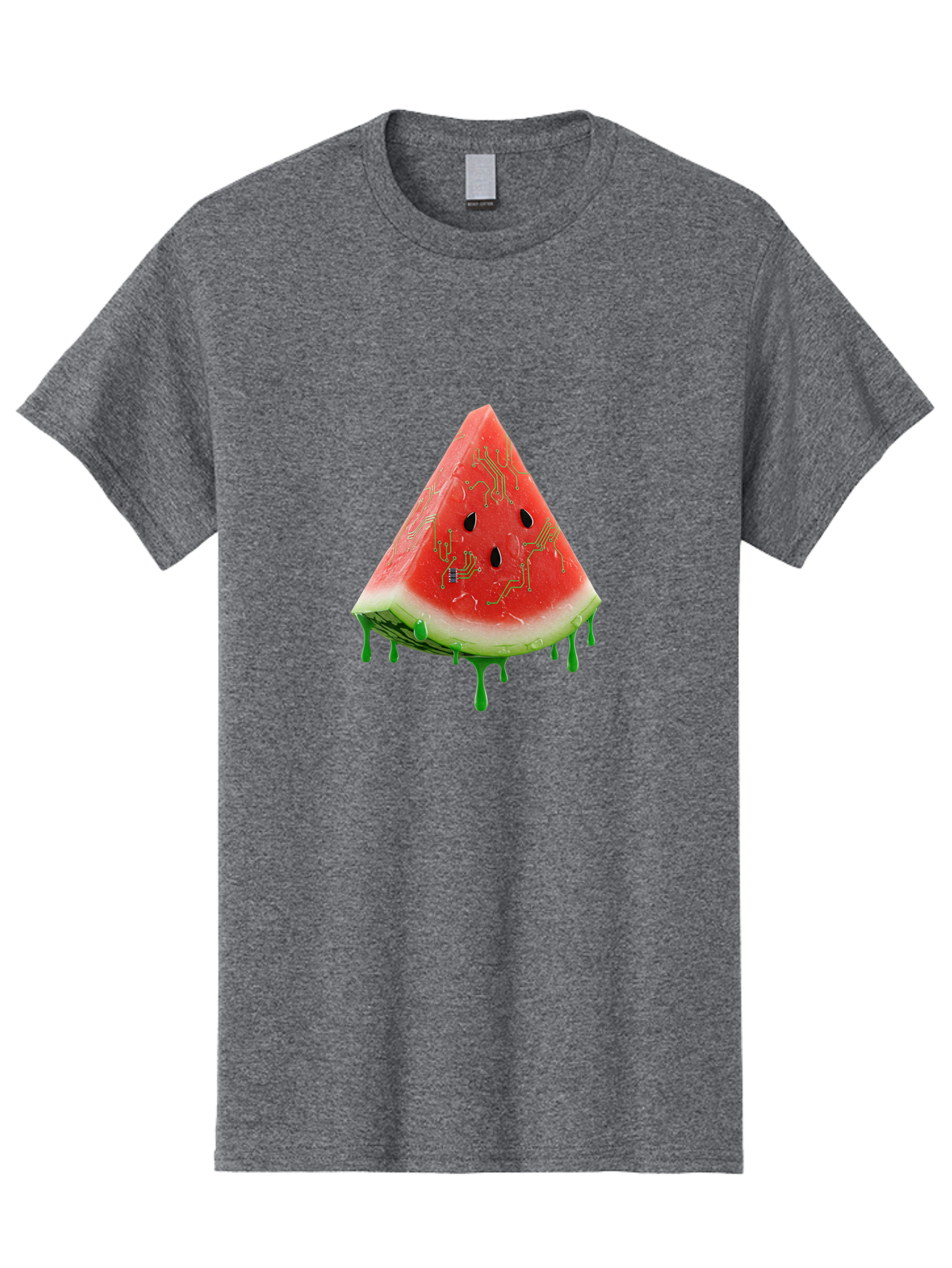 Circuit-Watermelon-Slice Men'S Graphic Tee, 100% Cotton, Comfortable Casual Summer Wear, Machine Washable, Vintage Camera, Old Camera, Antique Camera, Black Camera, Classic Photography, Photography Equipment, Nostalgic Device, Film Camera, Bae968
