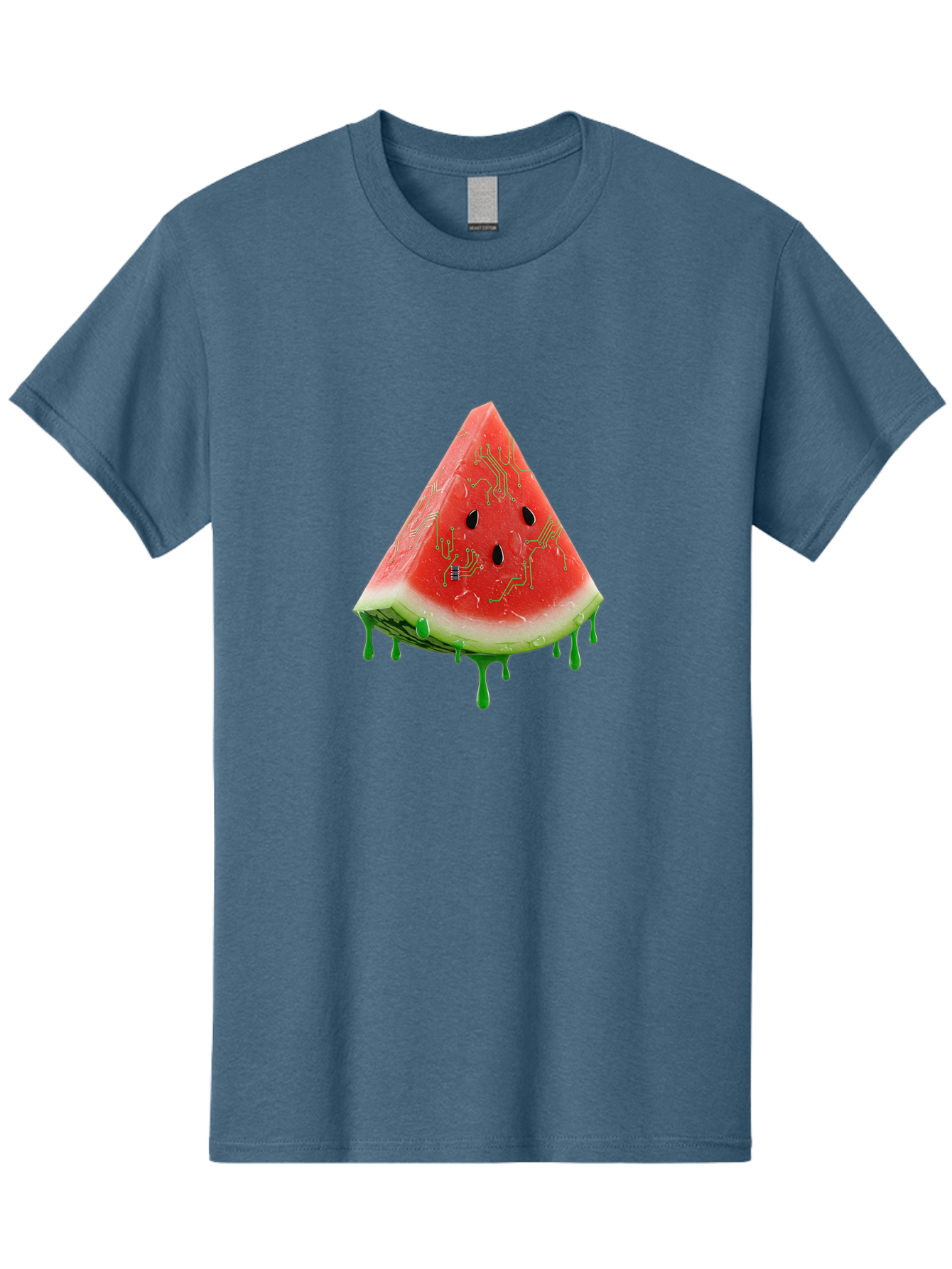 Circuit-Watermelon-Slice Men'S Graphic Tee, 100% Cotton, Comfortable Casual Summer Wear, Machine Washable, Vintage Camera, Old Camera, Antique Camera, Black Camera, Classic Photography, Photography Equipment, Nostalgic Device, Film Camera, Bae968