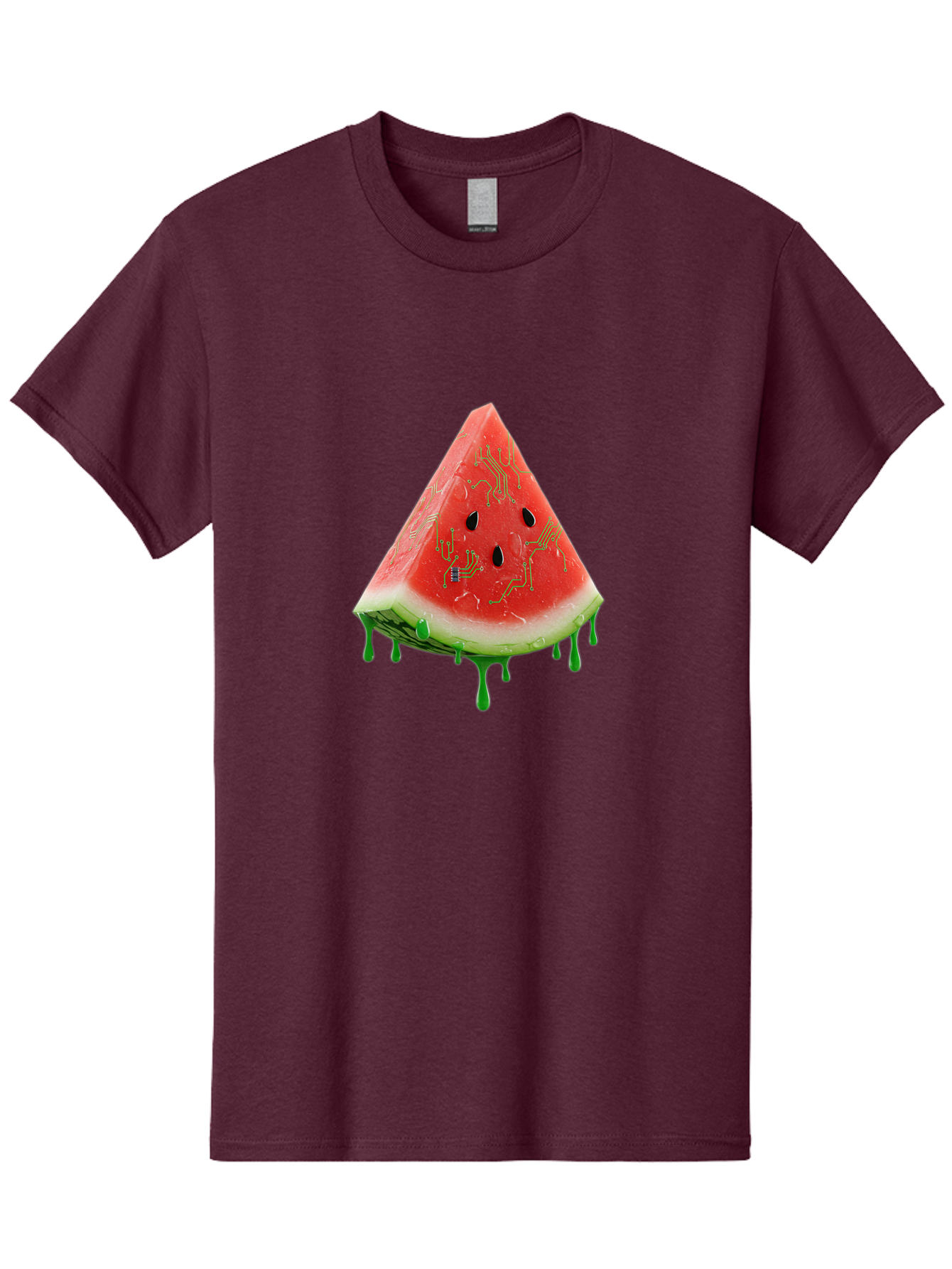 Circuit-Watermelon-Slice Men'S Graphic Tee, 100% Cotton, Comfortable Casual Summer Wear, Machine Washable, Vintage Camera, Old Camera, Antique Camera, Black Camera, Classic Photography, Photography Equipment, Nostalgic Device, Film Camera, Bae968