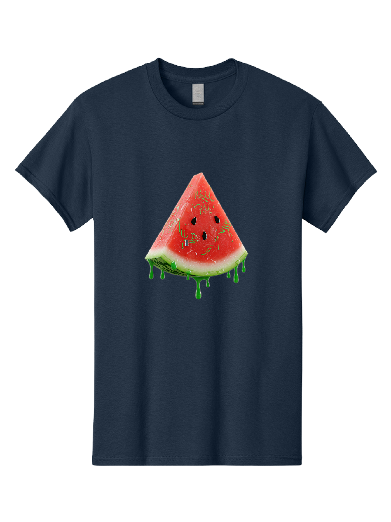 Circuit-Watermelon-Slice Men'S Graphic Tee, 100% Cotton, Comfortable Casual Summer Wear, Machine Washable, Vintage Camera, Old Camera, Antique Camera, Black Camera, Classic Photography, Photography Equipment, Nostalgic Device, Film Camera, Bae968