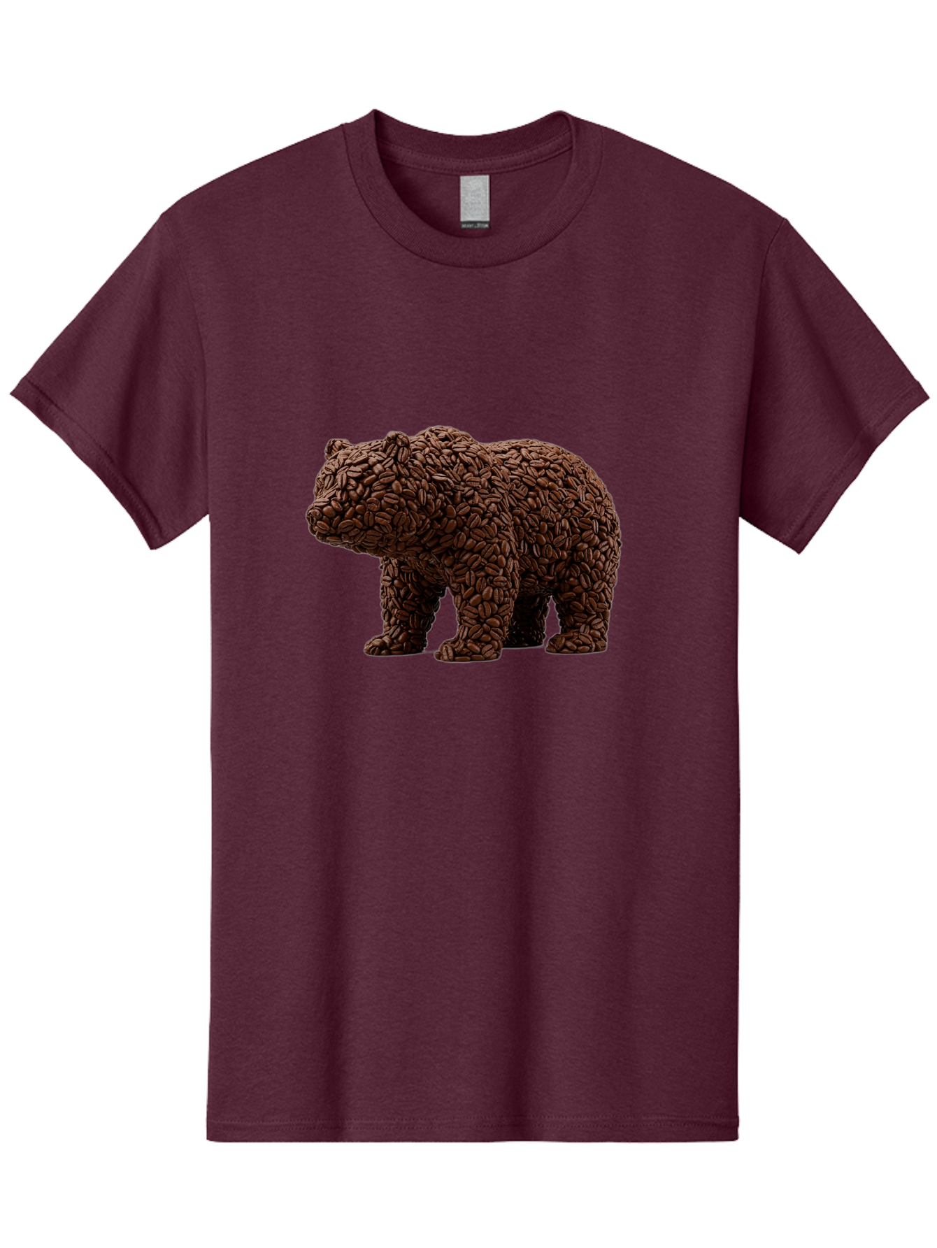 Coffee-Bean-Bear Men'S Graphic Tee, 100% Cotton, Comfortable Casual Summer Wear, Machine Washable, Vintage Camera, Old Camera, Antique Camera, Black Camera, Classic Photography, Photography Equipment, Nostalgic Device, Film Camera, Camera Art Bae974
