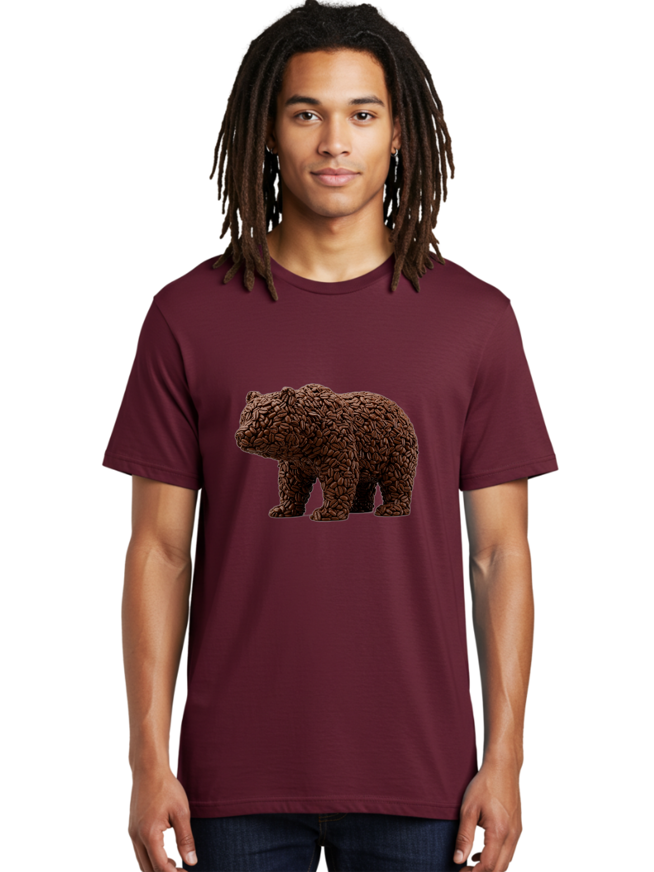 Coffee-Bean-Bear Men'S Graphic Tee, 100% Cotton, Comfortable Casual Summer Wear, Machine Washable, Vintage Camera, Old Camera, Antique Camera, Black Camera, Classic Photography, Photography Equipment, Nostalgic Device, Film Camera, Camera Art Bae974