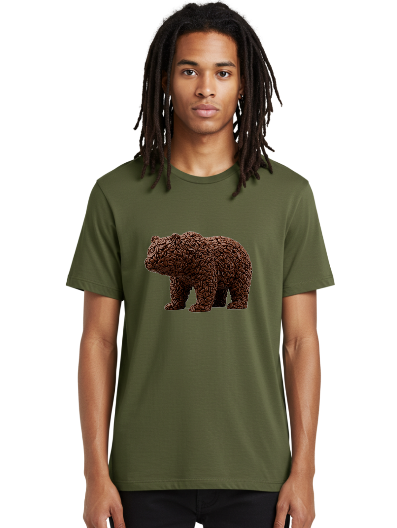 Coffee-Bean-Bear Men'S Graphic Tee, 100% Cotton, Comfortable Casual Summer Wear, Machine Washable, Vintage Camera, Old Camera, Antique Camera, Black Camera, Classic Photography, Photography Equipment, Nostalgic Device, Film Camera, Camera Art Bae974