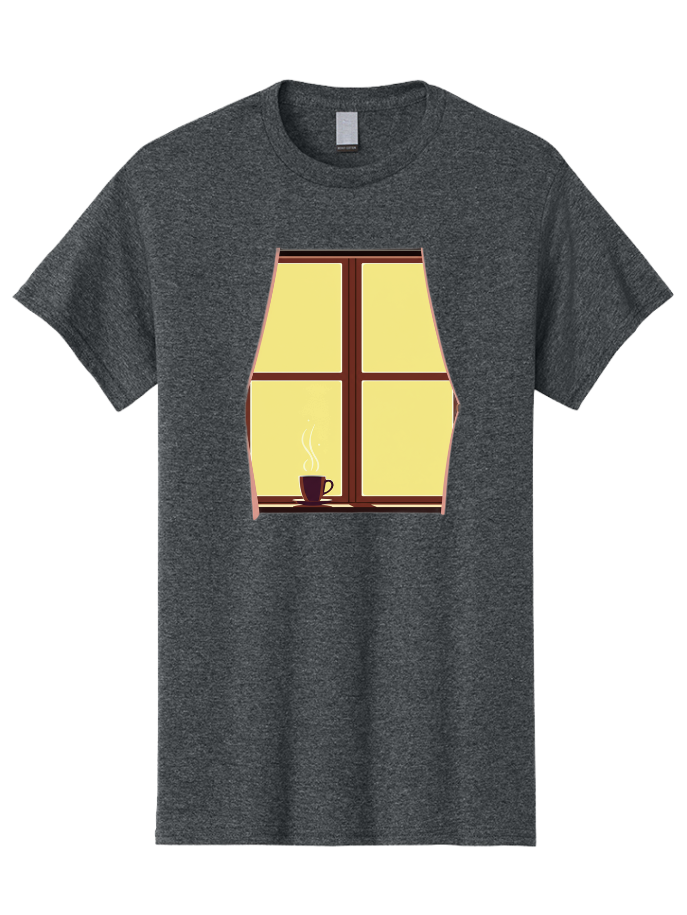 Coffee-By-Window Men'S Graphic Tee, 100% Cotton, Comfortable Casual Summer Wear, Machine Washable, Vintage Camera, Old Camera, Antique Camera, Black Camera, Classic Photography, Photography Equipment, Nostalgic Device, Film Camera, Camera Art Bae975