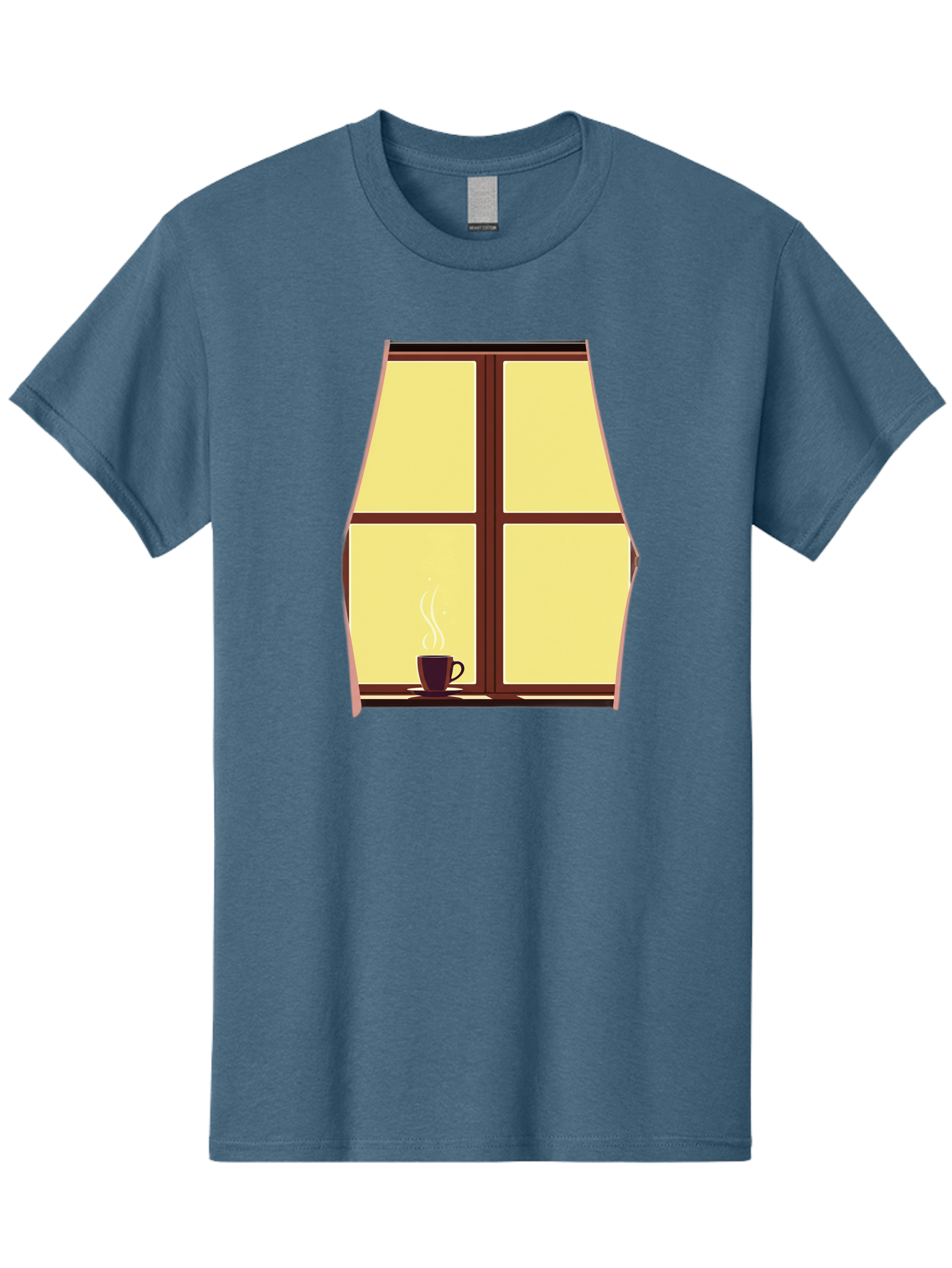 Coffee-By-Window Men'S Graphic Tee, 100% Cotton, Comfortable Casual Summer Wear, Machine Washable, Vintage Camera, Old Camera, Antique Camera, Black Camera, Classic Photography, Photography Equipment, Nostalgic Device, Film Camera, Camera Art Bae975