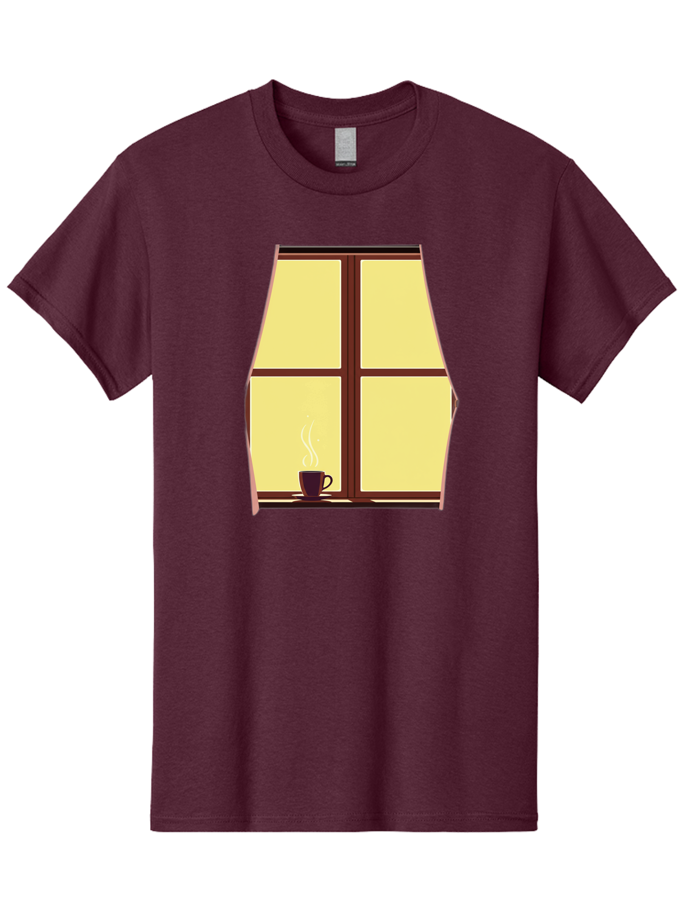Coffee-By-Window Men'S Graphic Tee, 100% Cotton, Comfortable Casual Summer Wear, Machine Washable, Vintage Camera, Old Camera, Antique Camera, Black Camera, Classic Photography, Photography Equipment, Nostalgic Device, Film Camera, Camera Art Bae975