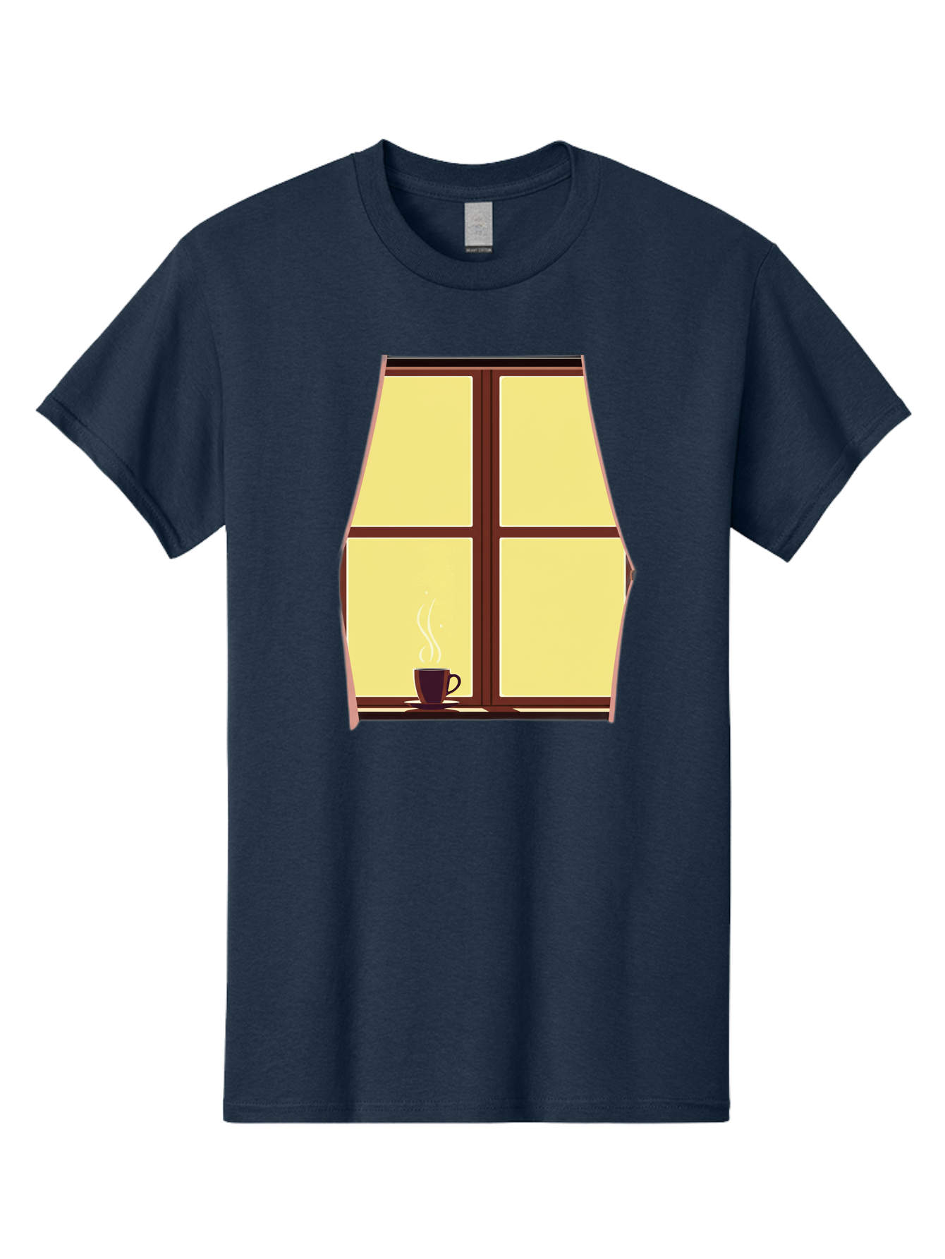 Coffee-By-Window Men'S Graphic Tee, 100% Cotton, Comfortable Casual Summer Wear, Machine Washable, Vintage Camera, Old Camera, Antique Camera, Black Camera, Classic Photography, Photography Equipment, Nostalgic Device, Film Camera, Camera Art Bae975
