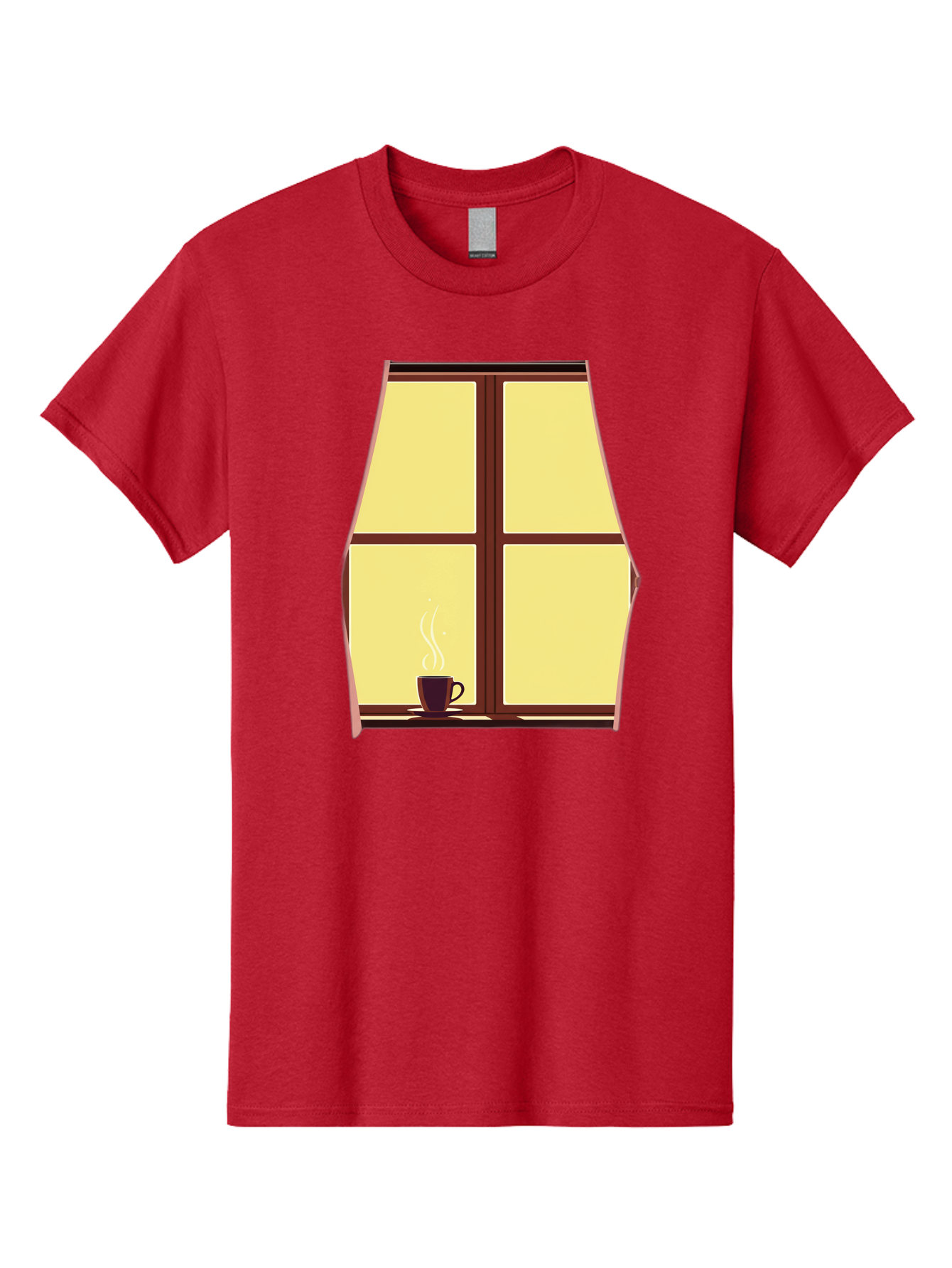 Coffee-By-Window Men'S Graphic Tee, 100% Cotton, Comfortable Casual Summer Wear, Machine Washable, Vintage Camera, Old Camera, Antique Camera, Black Camera, Classic Photography, Photography Equipment, Nostalgic Device, Film Camera, Camera Art Bae975
