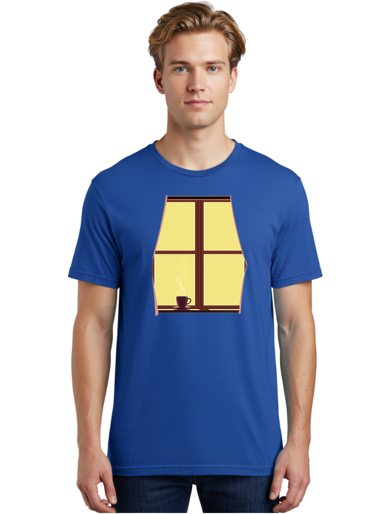 Coffee-By-Window Men'S Graphic Tee, 100% Cotton, Comfortable Casual Summer Wear, Machine Washable, Vintage Camera, Old Camera, Antique Camera, Black Camera, Classic Photography, Photography Equipment, Nostalgic Device, Film Camera, Camera Art Bae975