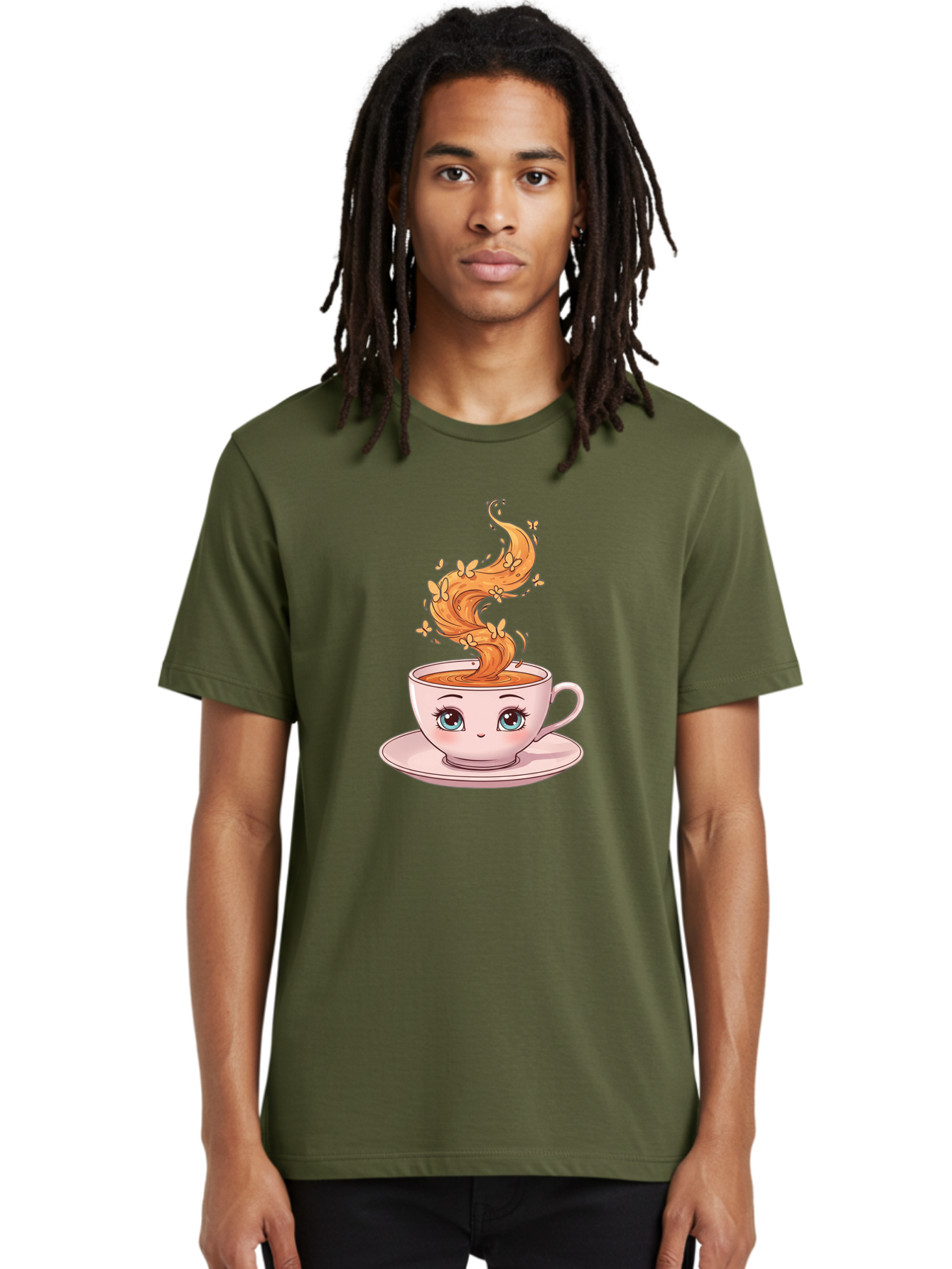 Coffee-Cup Men'S Graphic Tee, 100% Cotton, Comfortable Casual Summer Wear, Machine Washable, Vintage Camera, Old Camera, Antique Camera, Black Camera, Classic Photography, Photography Equipment, Nostalgic Device, Film Camera, Camera Art Bae976