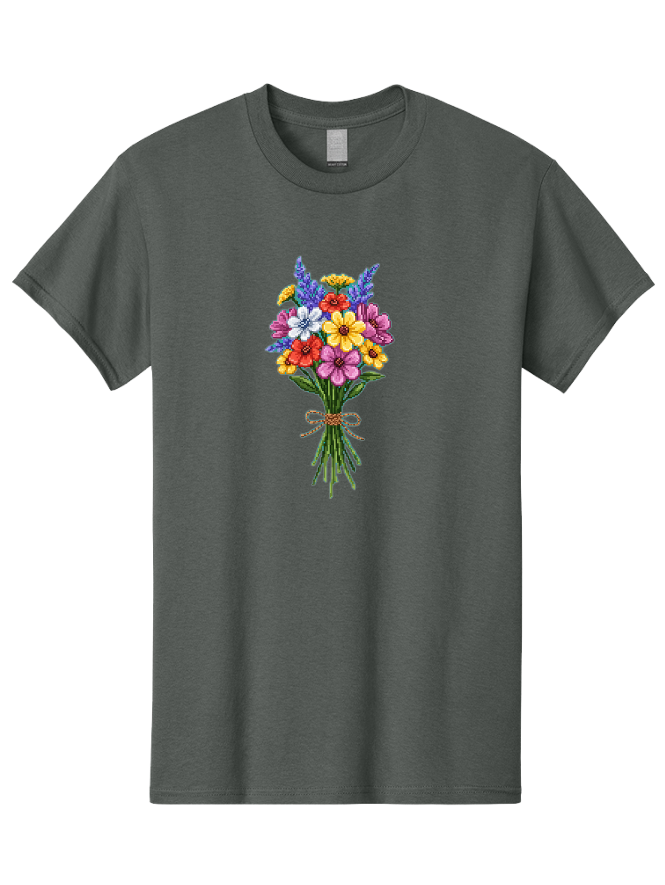 Colorful-Flower-Bouquet-1 Men'S Graphic Tee, 100% Cotton, Comfortable Casual Summer Wear, Machine Washable, Vintage Camera, Old Camera, Antique Camera, Black Camera, Classic Photography, Photography Equipment, Nostalgic Device, Film Camera, Bae977