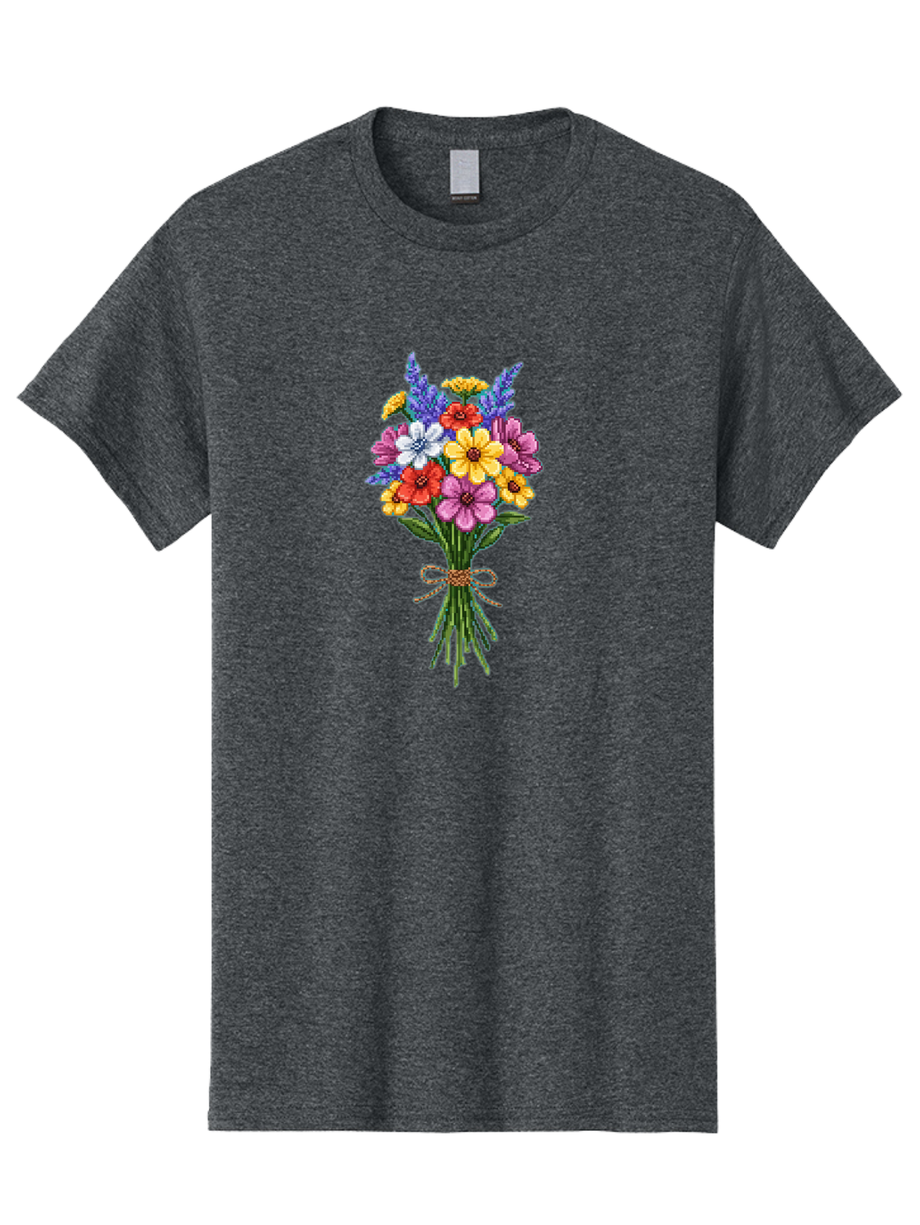 Colorful-Flower-Bouquet-1 Men'S Graphic Tee, 100% Cotton, Comfortable Casual Summer Wear, Machine Washable, Vintage Camera, Old Camera, Antique Camera, Black Camera, Classic Photography, Photography Equipment, Nostalgic Device, Film Camera, Bae977