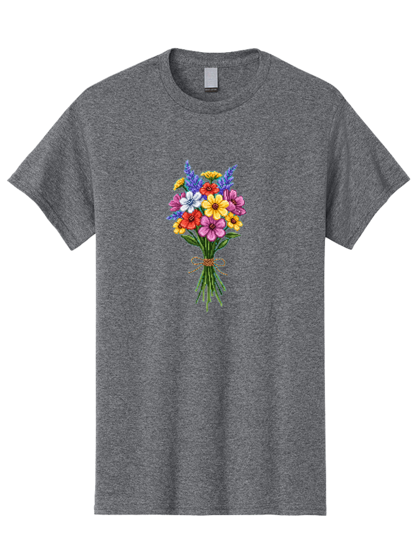 Colorful-Flower-Bouquet-1 Men'S Graphic Tee, 100% Cotton, Comfortable Casual Summer Wear, Machine Washable, Vintage Camera, Old Camera, Antique Camera, Black Camera, Classic Photography, Photography Equipment, Nostalgic Device, Film Camera, Bae977