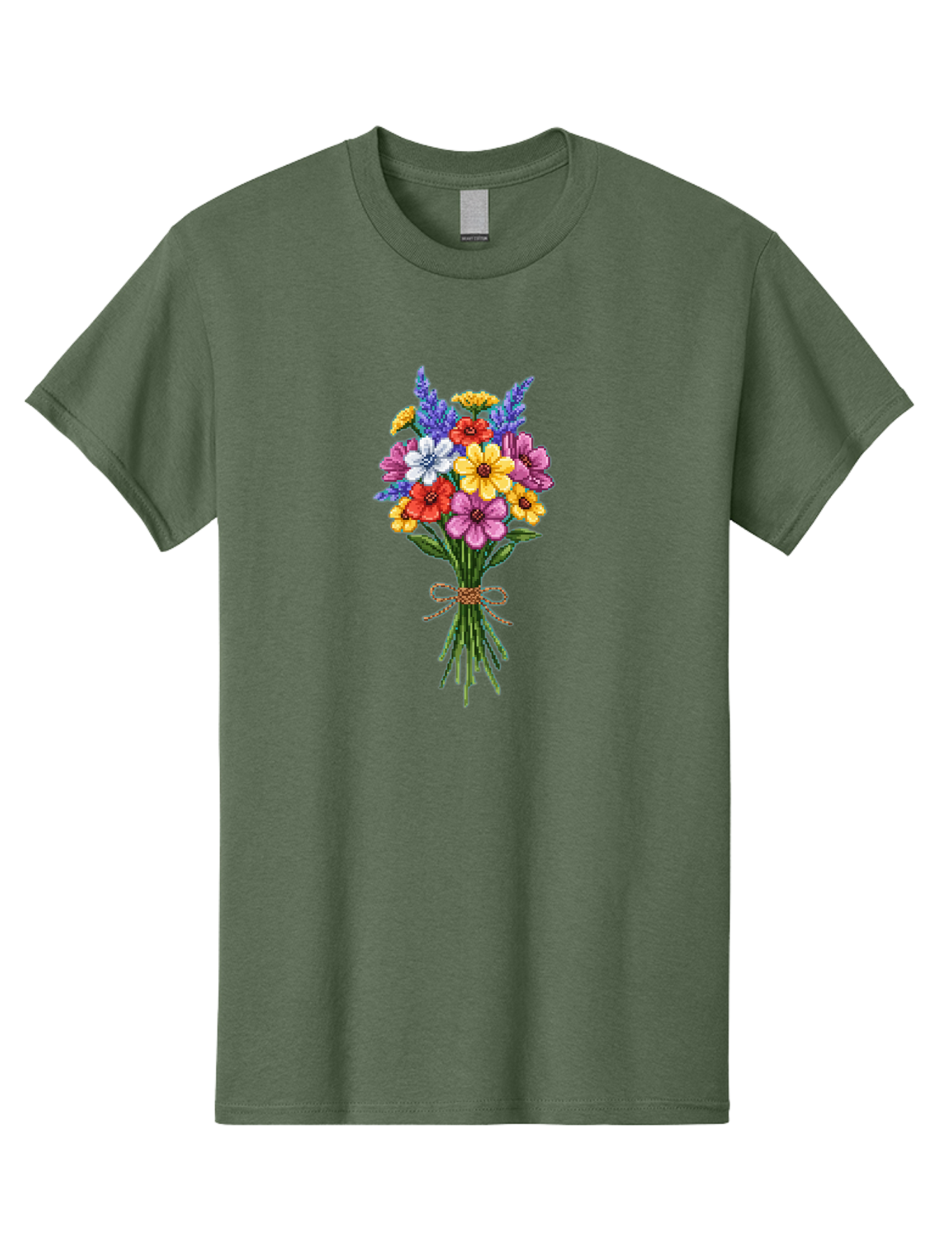 Colorful-Flower-Bouquet-1 Men'S Graphic Tee, 100% Cotton, Comfortable Casual Summer Wear, Machine Washable, Vintage Camera, Old Camera, Antique Camera, Black Camera, Classic Photography, Photography Equipment, Nostalgic Device, Film Camera, Bae977