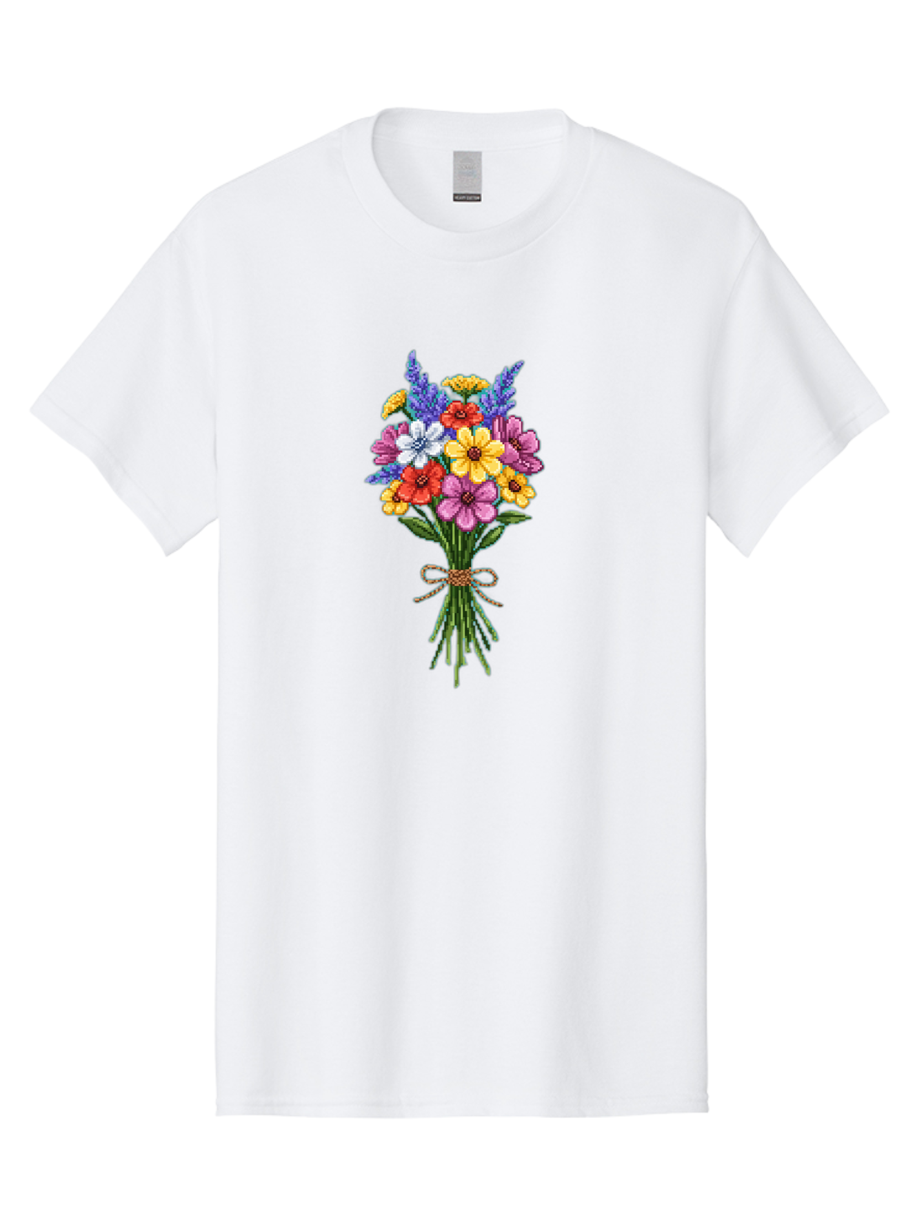 Colorful-Flower-Bouquet-1 Men'S Graphic Tee, 100% Cotton, Comfortable Casual Summer Wear, Machine Washable, Vintage Camera, Old Camera, Antique Camera, Black Camera, Classic Photography, Photography Equipment, Nostalgic Device, Film Camera, Bae977