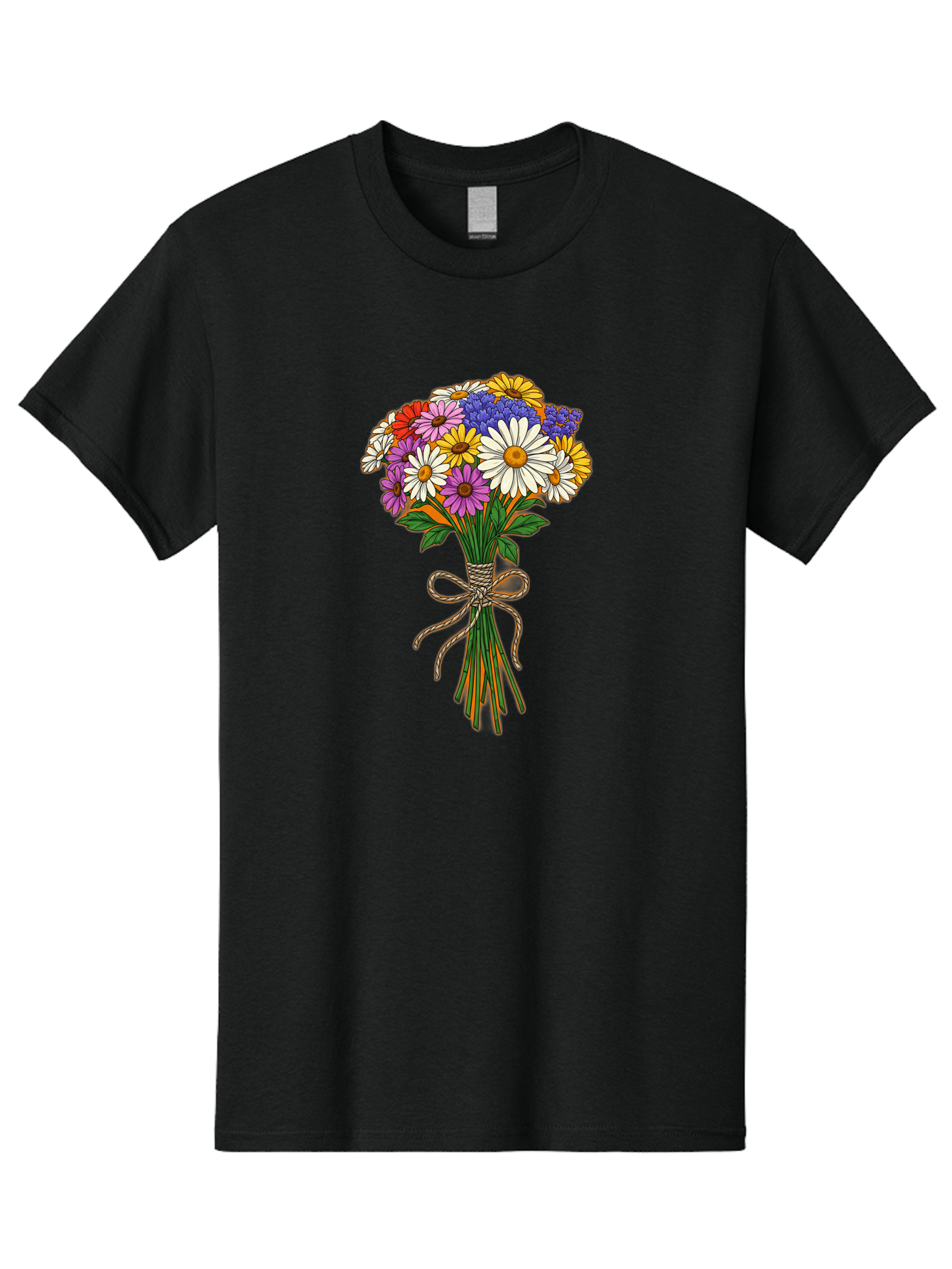 Colorful-Flower-Bouquet-2 Men'S Graphic Tee, 100% Cotton, Comfortable Casual Summer Wear, Machine Washable, Vintage Camera, Old Camera, Antique Camera, Black Camera, Classic Photography, Photography Equipment, Nostalgic Device, Film Camera, Bae978