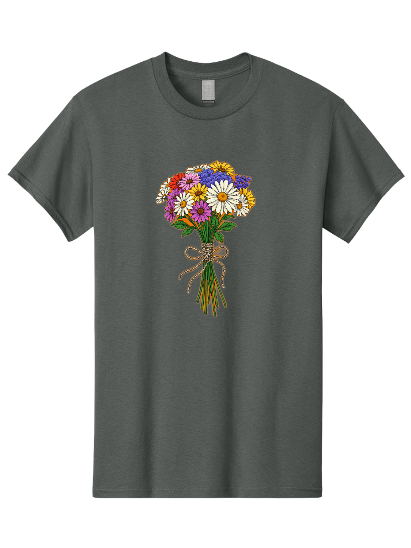 Colorful-Flower-Bouquet-2 Men'S Graphic Tee, 100% Cotton, Comfortable Casual Summer Wear, Machine Washable, Vintage Camera, Old Camera, Antique Camera, Black Camera, Classic Photography, Photography Equipment, Nostalgic Device, Film Camera, Bae978