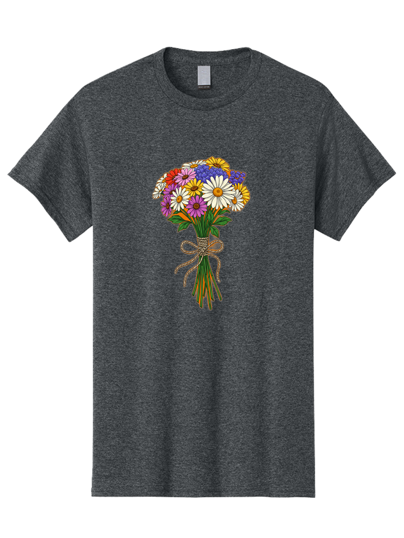 Colorful-Flower-Bouquet-2 Men'S Graphic Tee, 100% Cotton, Comfortable Casual Summer Wear, Machine Washable, Vintage Camera, Old Camera, Antique Camera, Black Camera, Classic Photography, Photography Equipment, Nostalgic Device, Film Camera, Bae978