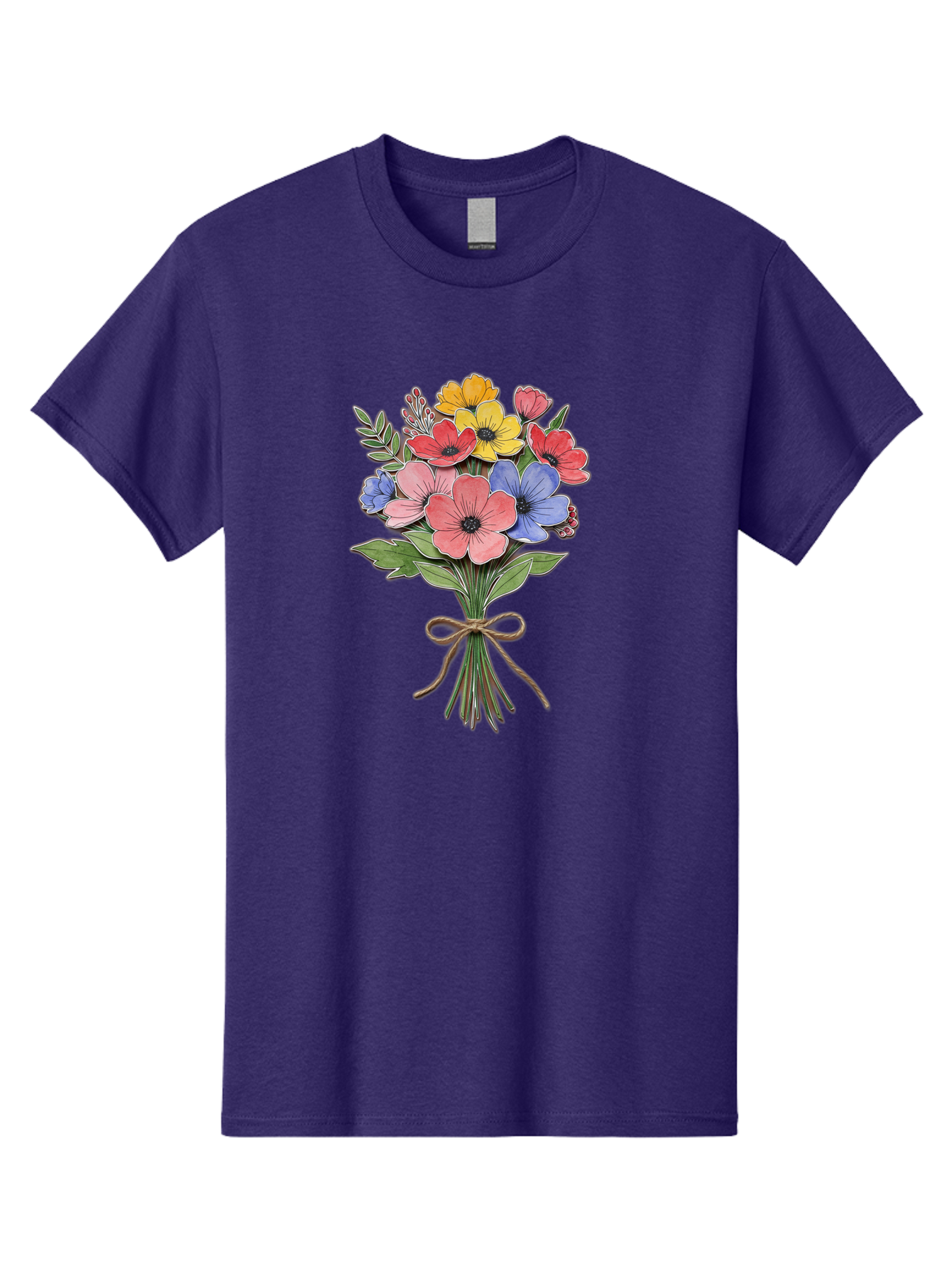 Colorful-Flower-Bouquet Men'S Graphic Tee, 100% Cotton, Comfortable Casual Summer Wear, Machine Washable, Vintage Camera, Old Camera, Antique Camera, Black Camera, Classic Photography, Photography Equipment, Nostalgic Device, Film Camera, Bae979