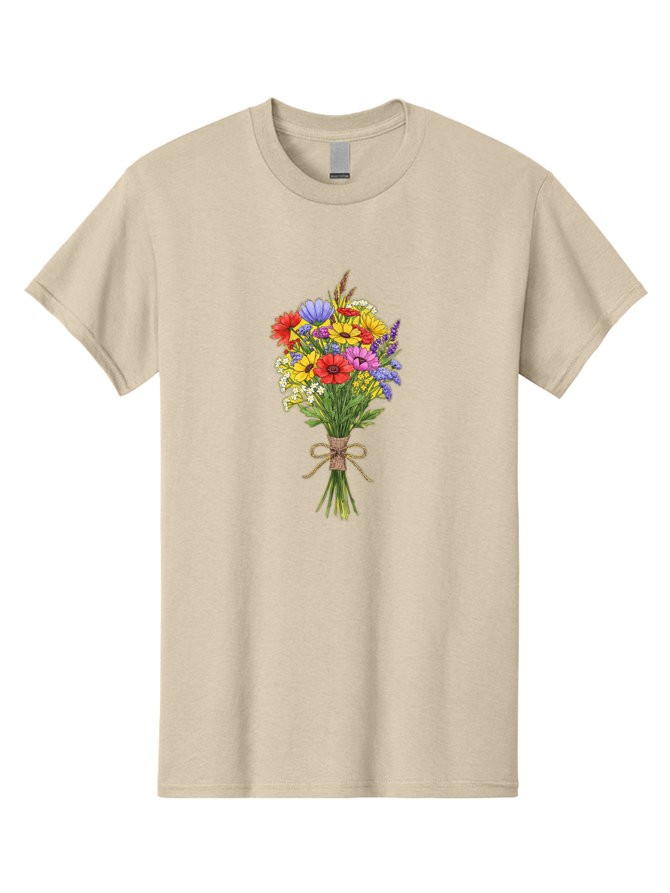 Colorful-Wildflower-Bouquet Men'S Graphic Tee, 100% Cotton, Comfortable Casual Summer Wear, Machine Washable, Vintage Camera, Old Camera, Antique Camera, Black Camera, Classic Photography, Photography Equipment, Nostalgic Device, Film Camera, Bae980