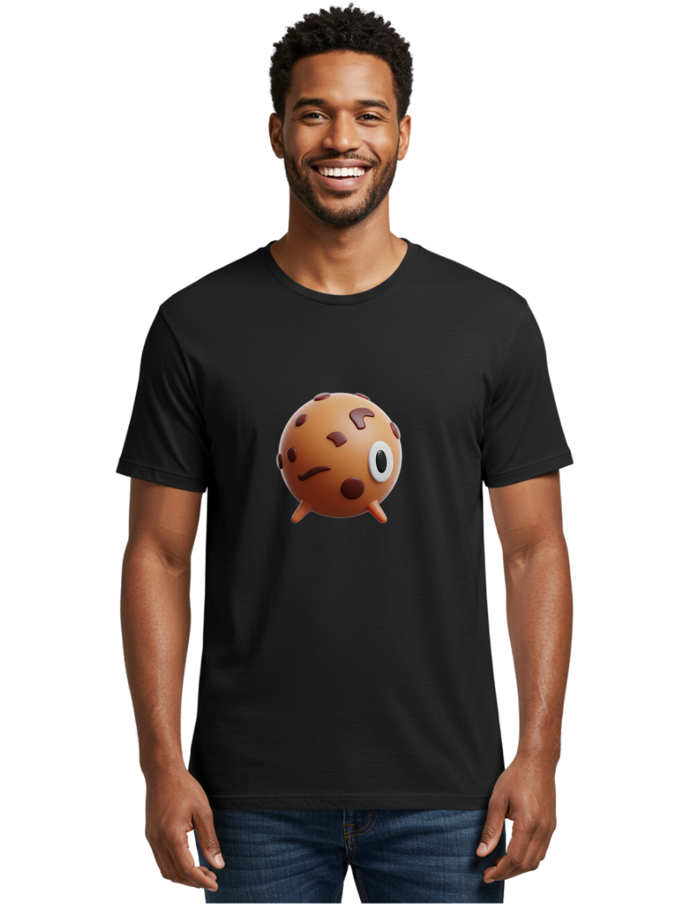 Cookie Men'S Graphic Tee, 100% Cotton, Comfortable Casual Summer Wear, Machine Washable, Vintage Camera, Old Camera, Antique Camera, Black Camera, Classic Photography, Photography Equipment, Nostalgic Device, Film Camera, Camera Art Bae981