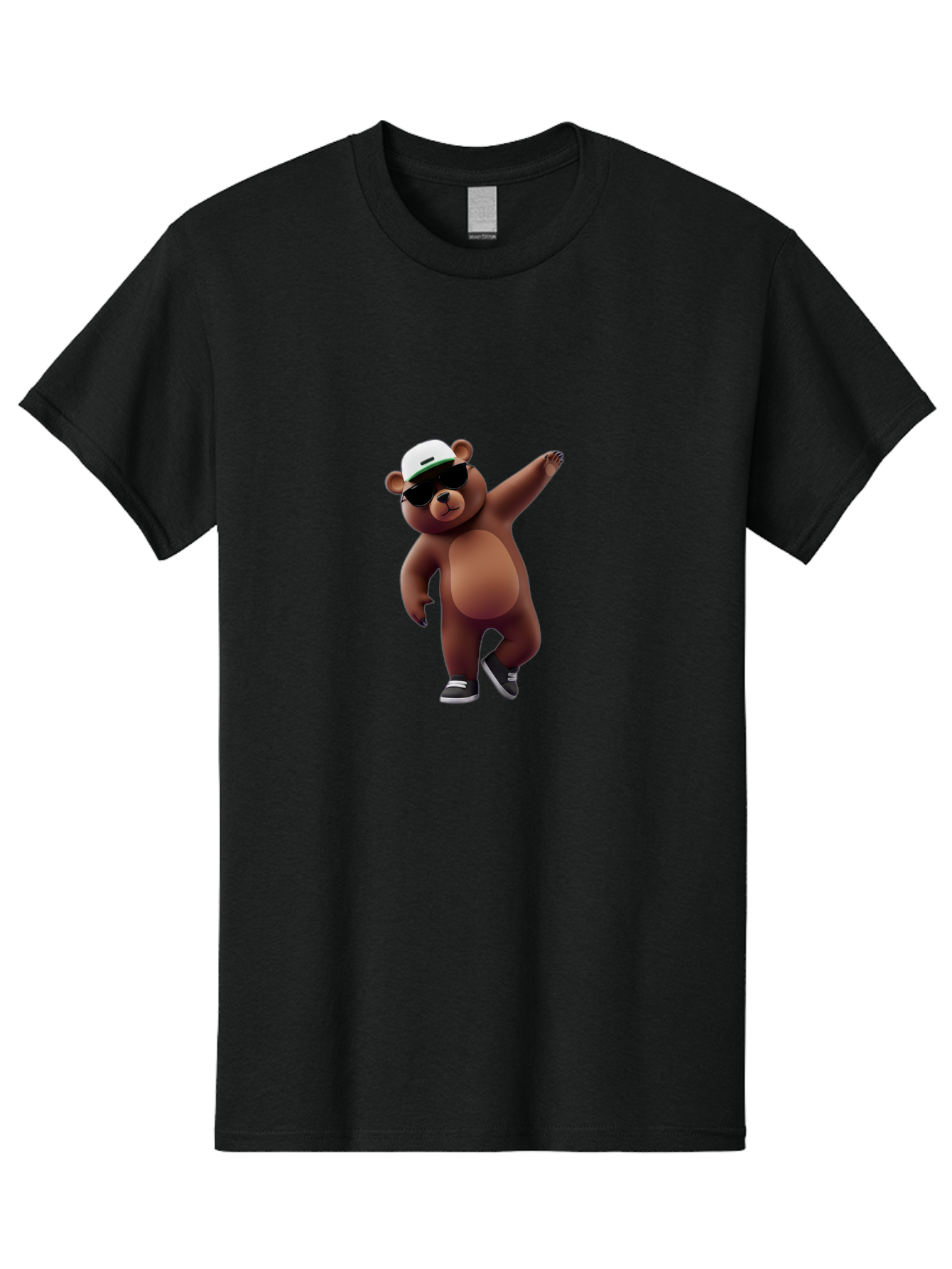 Cool-Bear-1 Men'S Graphic Tee, 100% Cotton, Comfortable Casual Summer Wear, Machine Washable, Vintage Camera, Old Camera, Antique Camera, Black Camera, Classic Photography, Photography Equipment, Nostalgic Device, Film Camera, Camera Art Bae982