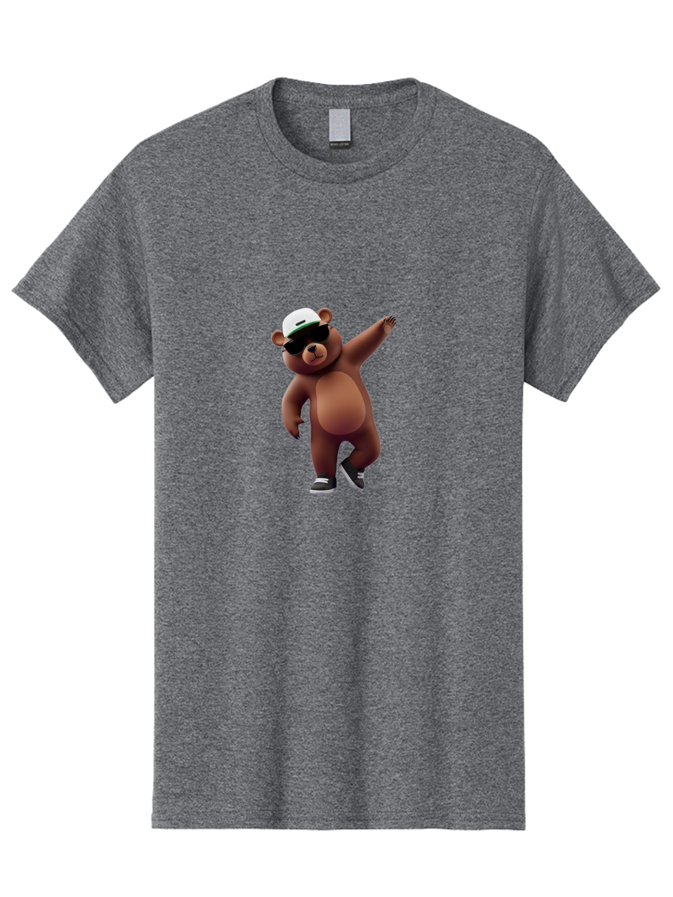 Cool-Bear-1 Men'S Graphic Tee, 100% Cotton, Comfortable Casual Summer Wear, Machine Washable, Vintage Camera, Old Camera, Antique Camera, Black Camera, Classic Photography, Photography Equipment, Nostalgic Device, Film Camera, Camera Art Bae982