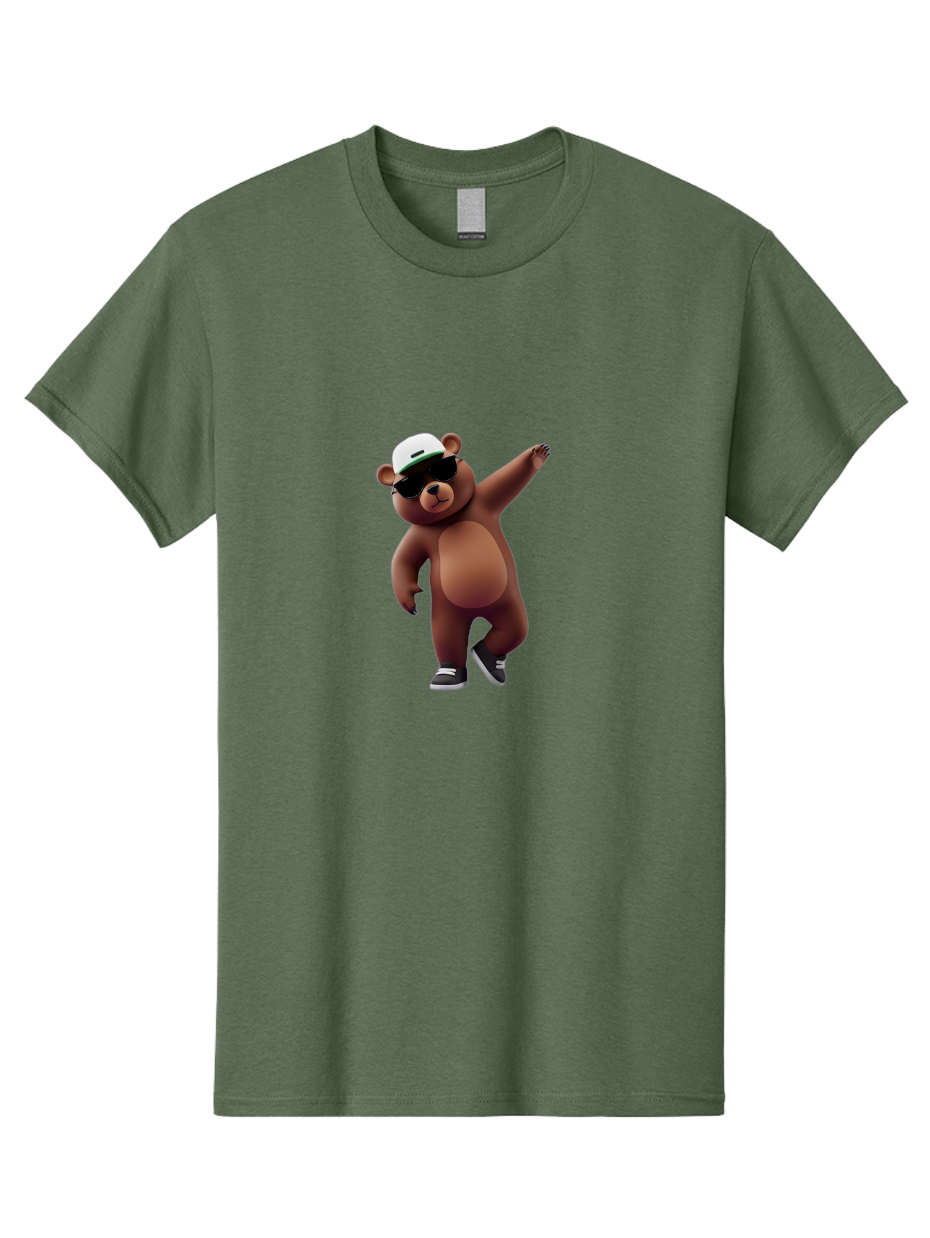 Cool-Bear-1 Men'S Graphic Tee, 100% Cotton, Comfortable Casual Summer Wear, Machine Washable, Vintage Camera, Old Camera, Antique Camera, Black Camera, Classic Photography, Photography Equipment, Nostalgic Device, Film Camera, Camera Art Bae982