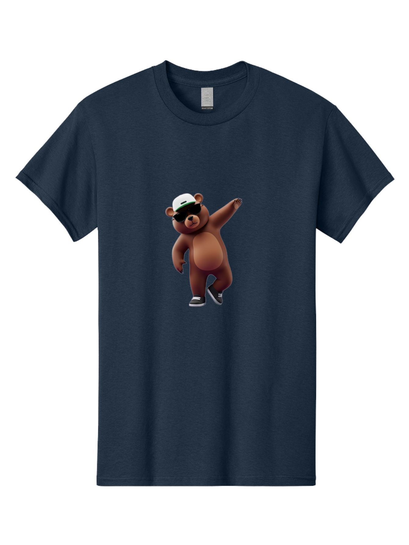Cool-Bear-1 Men'S Graphic Tee, 100% Cotton, Comfortable Casual Summer Wear, Machine Washable, Vintage Camera, Old Camera, Antique Camera, Black Camera, Classic Photography, Photography Equipment, Nostalgic Device, Film Camera, Camera Art Bae982