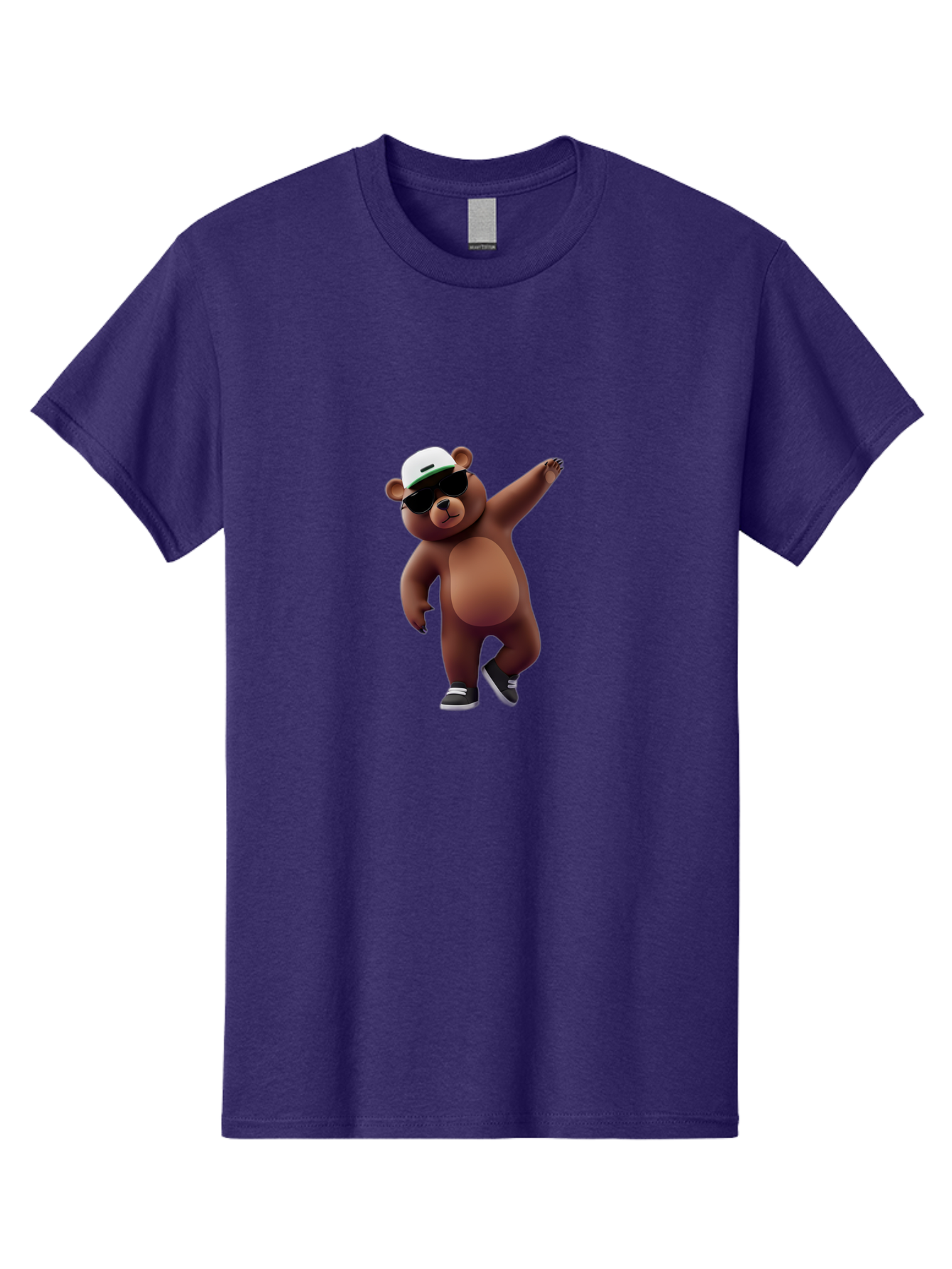 Cool-Bear-1 Men'S Graphic Tee, 100% Cotton, Comfortable Casual Summer Wear, Machine Washable, Vintage Camera, Old Camera, Antique Camera, Black Camera, Classic Photography, Photography Equipment, Nostalgic Device, Film Camera, Camera Art Bae982