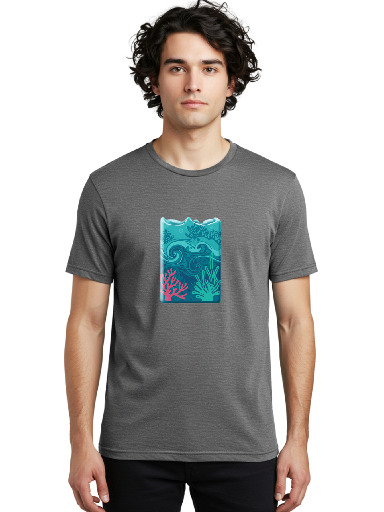 Coral-Reef-Wave Men'S Graphic Tee, 100% Cotton, Comfortable Casual Summer Wear, Machine Washable, Vintage Camera, Old Camera, Antique Camera, Black Camera, Classic Photography, Photography Equipment, Nostalgic Device, Film Camera, Camera Art Bae984