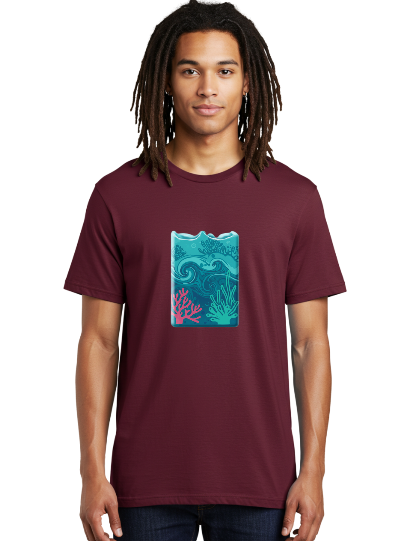 Coral-Reef-Wave Men'S Graphic Tee, 100% Cotton, Comfortable Casual Summer Wear, Machine Washable, Vintage Camera, Old Camera, Antique Camera, Black Camera, Classic Photography, Photography Equipment, Nostalgic Device, Film Camera, Camera Art Bae984