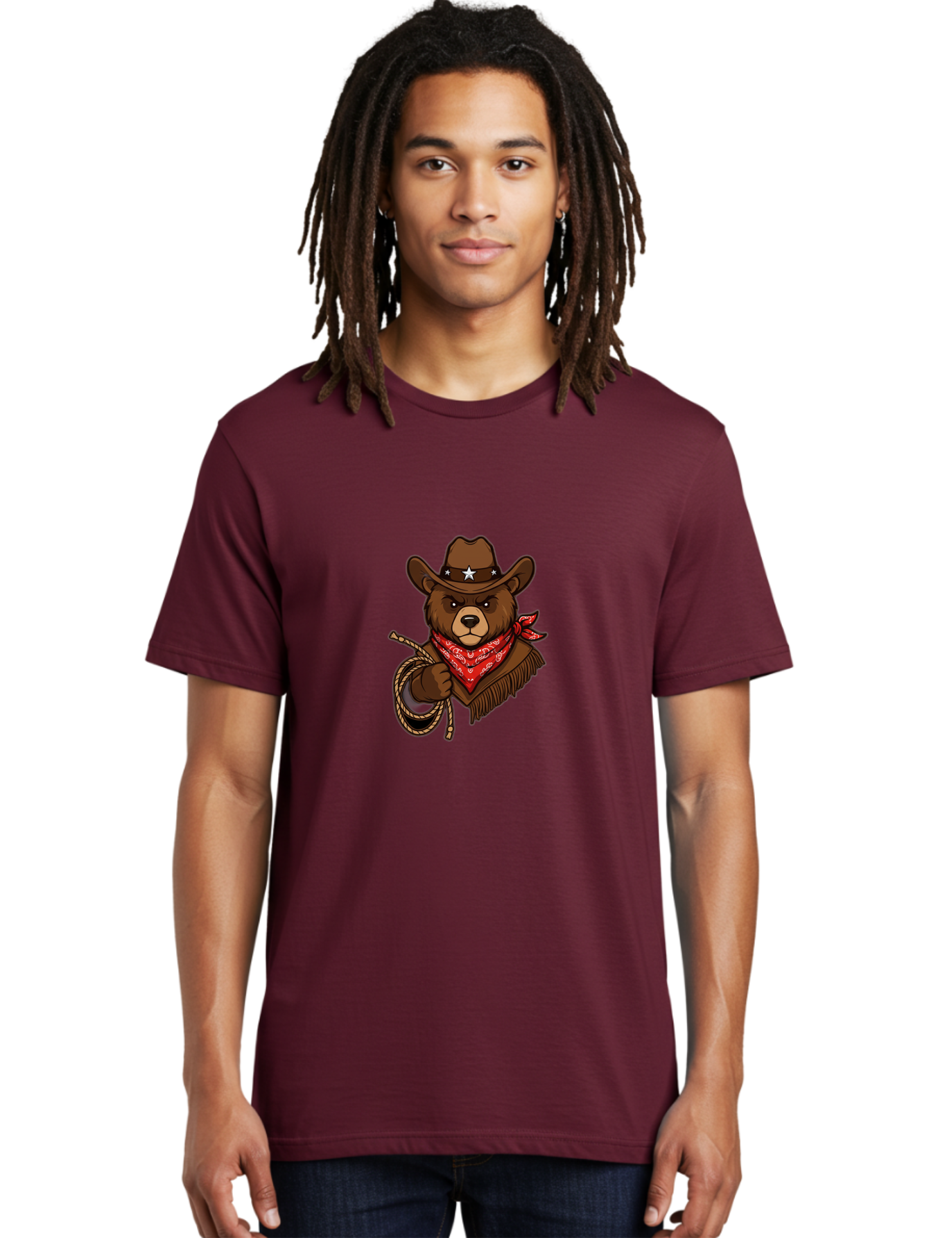 Cowboy-Bear Men'S Graphic Tee, 100% Cotton, Comfortable Casual Summer Wear, Machine Washable, Vintage Camera, Old Camera, Antique Camera, Black Camera, Classic Photography, Photography Equipment, Nostalgic Device, Film Camera, Camera Art Bae986