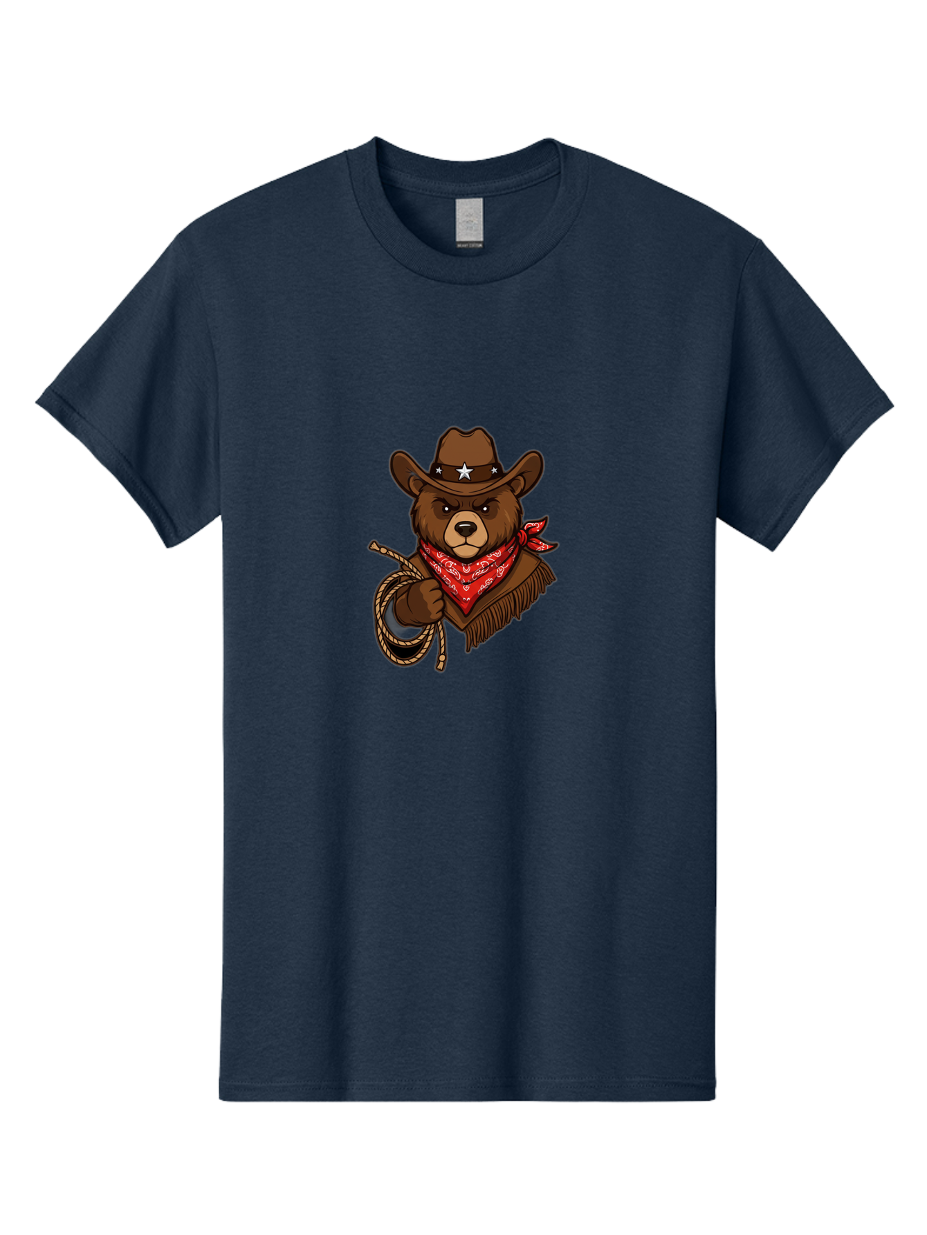 Cowboy-Bear Men'S Graphic Tee, 100% Cotton, Comfortable Casual Summer Wear, Machine Washable, Vintage Camera, Old Camera, Antique Camera, Black Camera, Classic Photography, Photography Equipment, Nostalgic Device, Film Camera, Camera Art Bae986