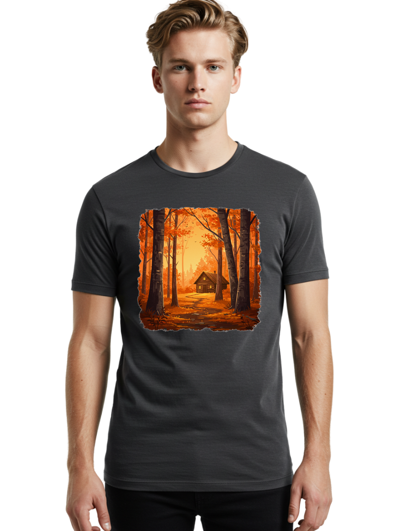 Cozy-Cabin Men'S Graphic Tee, 100% Cotton, Comfortable Casual Summer Wear, Machine Washable, Vintage Camera, Old Camera, Antique Camera, Black Camera, Classic Photography, Photography Equipment, Nostalgic Device, Film Camera, Camera Art Bae987
