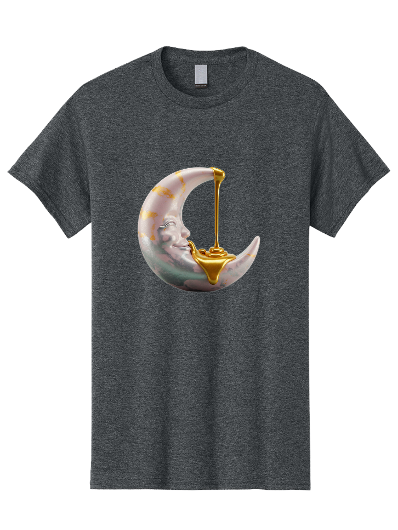 Crescent-Moon-Pouring-Oil Men'S Graphic Tee, 100% Cotton, Comfortable Casual Summer Wear, Machine Washable, Vintage Camera, Old Camera, Antique Camera, Black Camera, Classic Photography, Photography Equipment, Nostalgic Device, Film Camera, Bae988