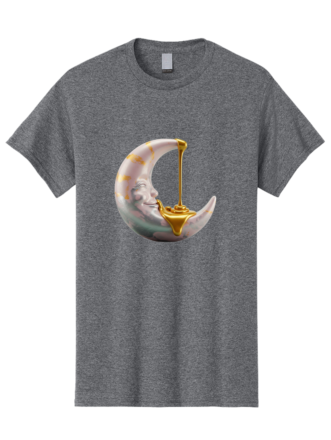 Crescent-Moon-Pouring-Oil Men'S Graphic Tee, 100% Cotton, Comfortable Casual Summer Wear, Machine Washable, Vintage Camera, Old Camera, Antique Camera, Black Camera, Classic Photography, Photography Equipment, Nostalgic Device, Film Camera, Bae988