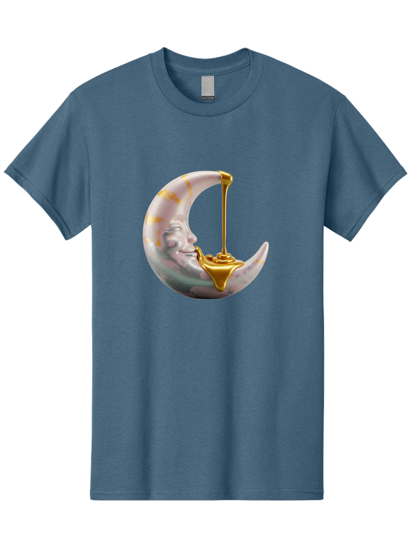 Crescent-Moon-Pouring-Oil Men'S Graphic Tee, 100% Cotton, Comfortable Casual Summer Wear, Machine Washable, Vintage Camera, Old Camera, Antique Camera, Black Camera, Classic Photography, Photography Equipment, Nostalgic Device, Film Camera, Bae988