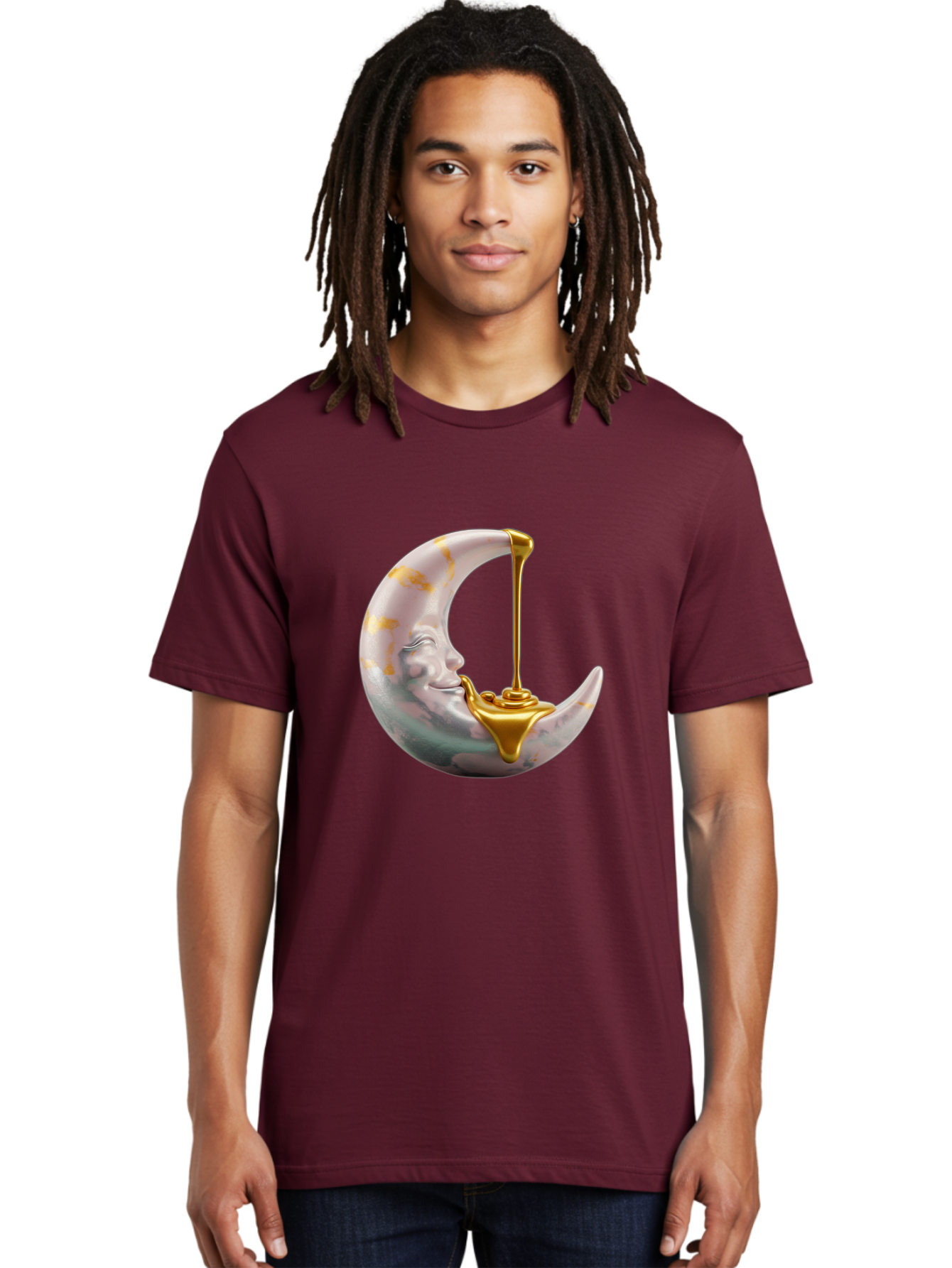 Crescent-Moon-Pouring-Oil Men'S Graphic Tee, 100% Cotton, Comfortable Casual Summer Wear, Machine Washable, Vintage Camera, Old Camera, Antique Camera, Black Camera, Classic Photography, Photography Equipment, Nostalgic Device, Film Camera, Bae988