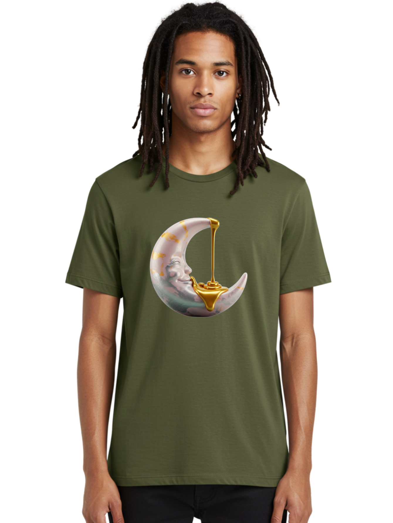 Crescent-Moon-Pouring-Oil Men'S Graphic Tee, 100% Cotton, Comfortable Casual Summer Wear, Machine Washable, Vintage Camera, Old Camera, Antique Camera, Black Camera, Classic Photography, Photography Equipment, Nostalgic Device, Film Camera, Bae988