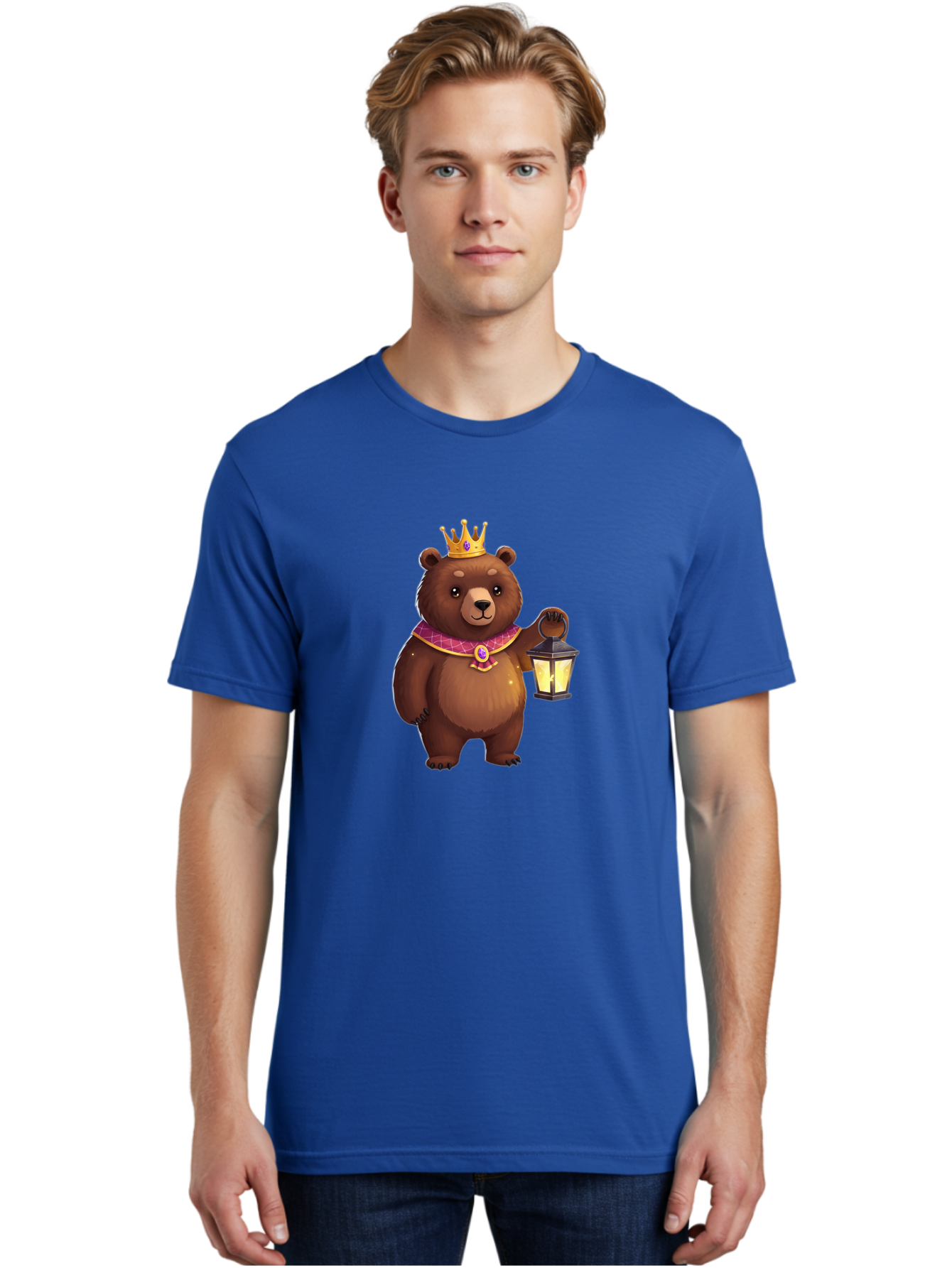 Crowned-Bear-With-Lantern Men'S Graphic Tee, 100% Cotton, Comfortable Casual Summer Wear, Machine Washable, Vintage Camera, Old Camera, Antique Camera, Black Camera, Classic Photography, Photography Equipment, Nostalgic Device, Film Camera, Bae989